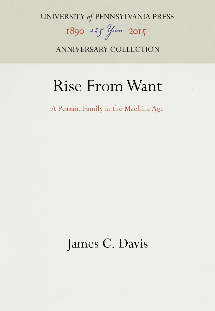 Cover image for Rise From Want