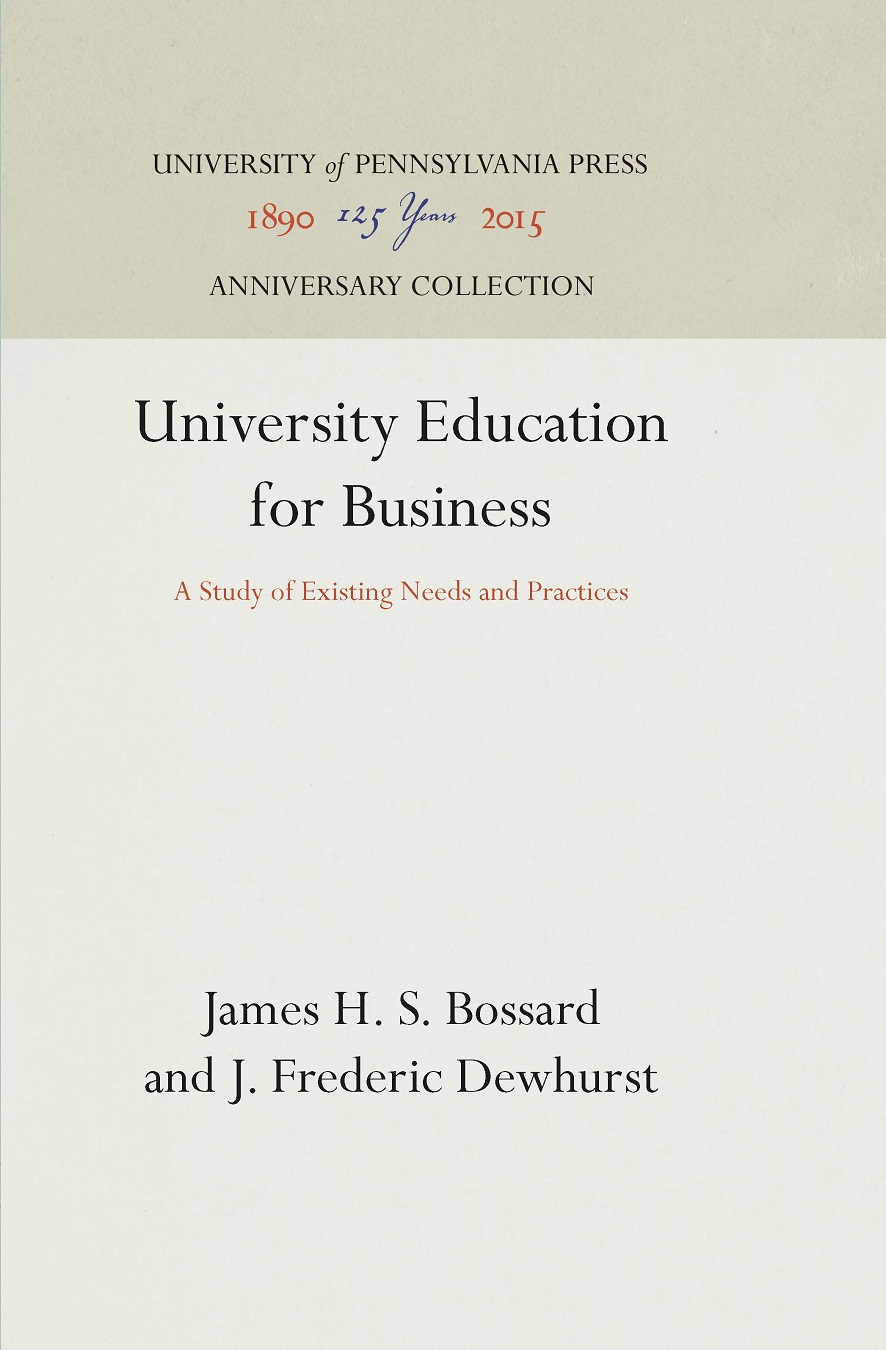 Cover image for University Education for Business
