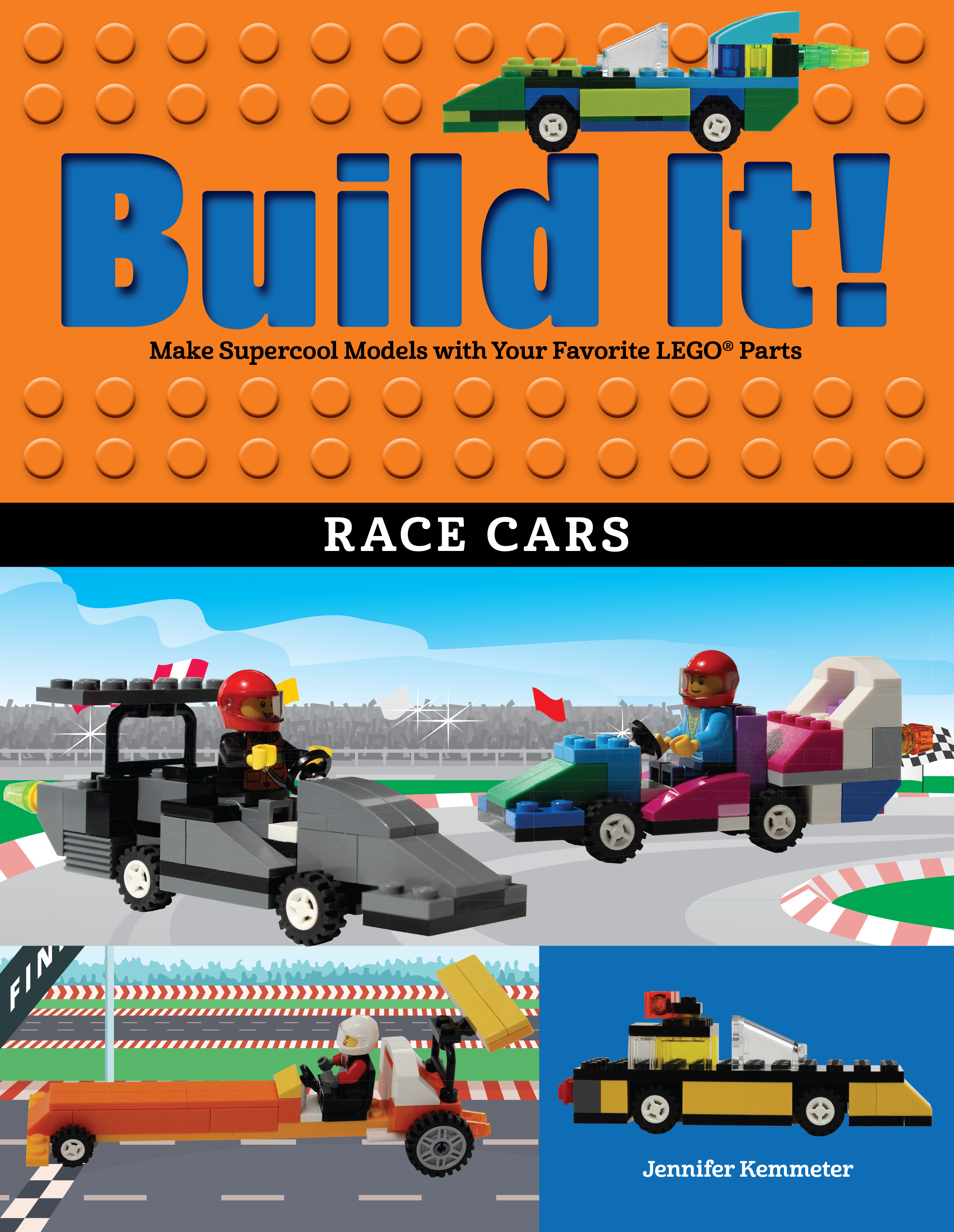 Cover image for Build It! Race Cars