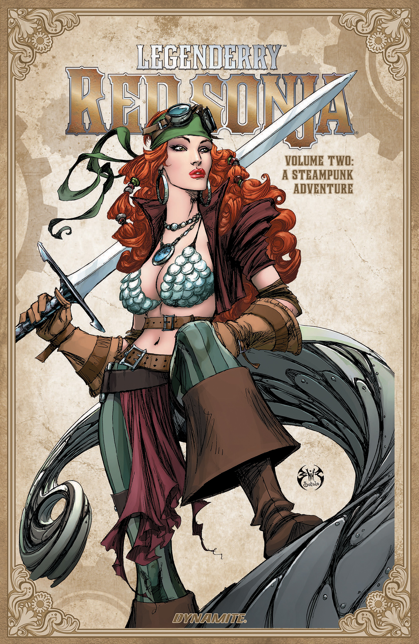 Cover image for Legenderry Red Sonja: A Steampunk Adventure Vol. 2