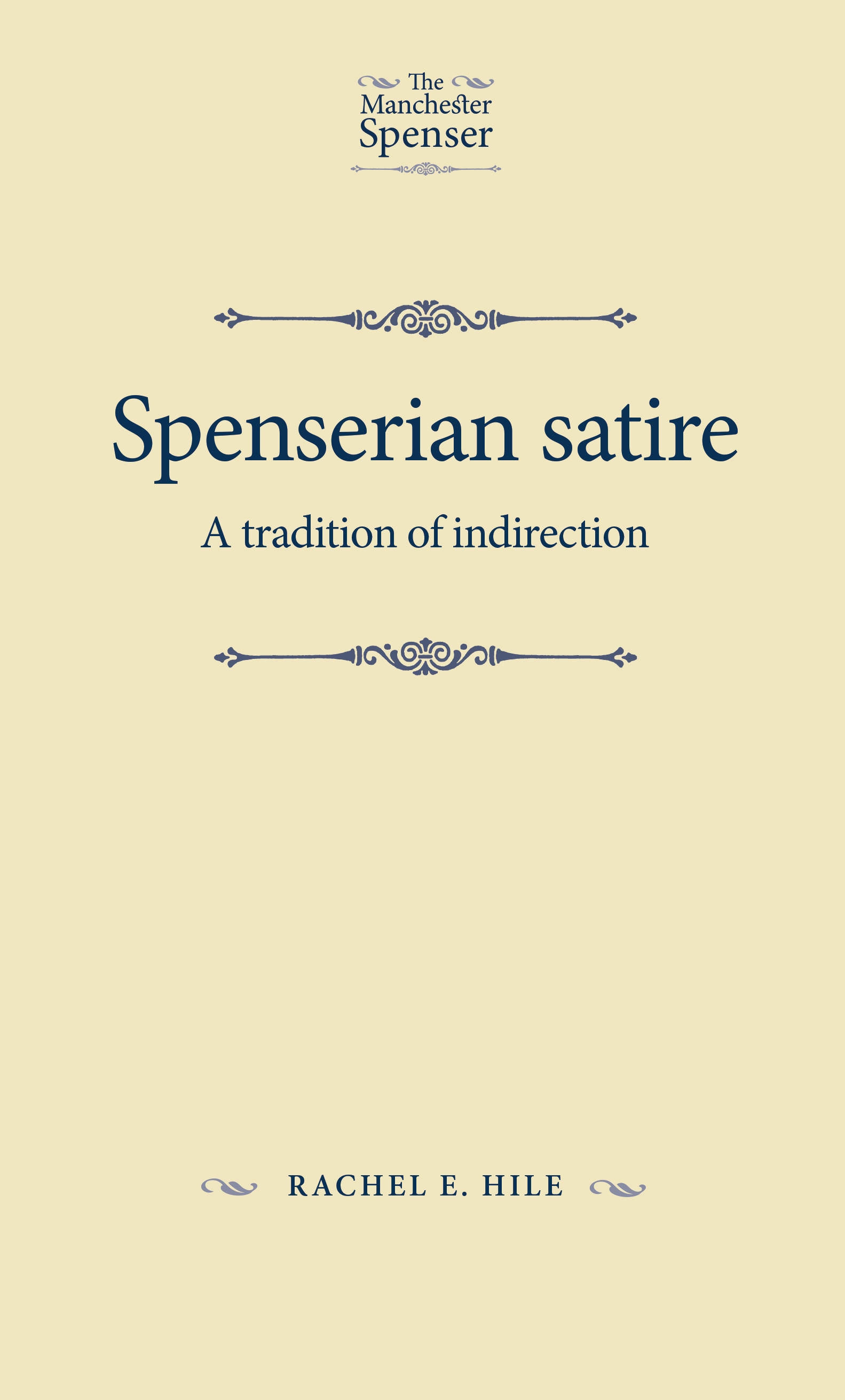 Cover image for Spenserian satire