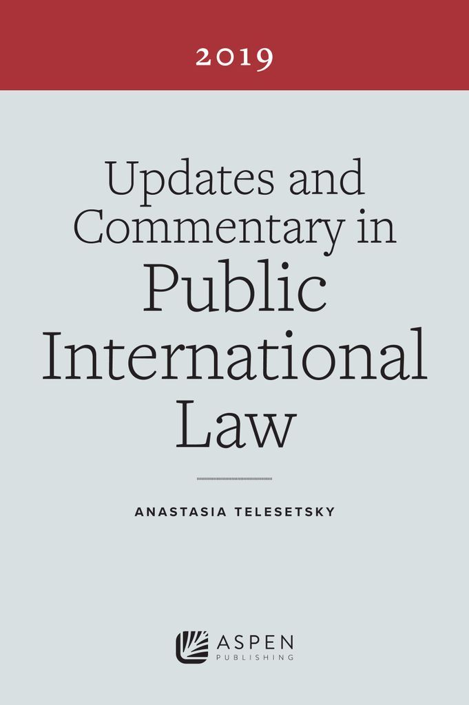 Cover image for Updates and Commentary in Public International Law