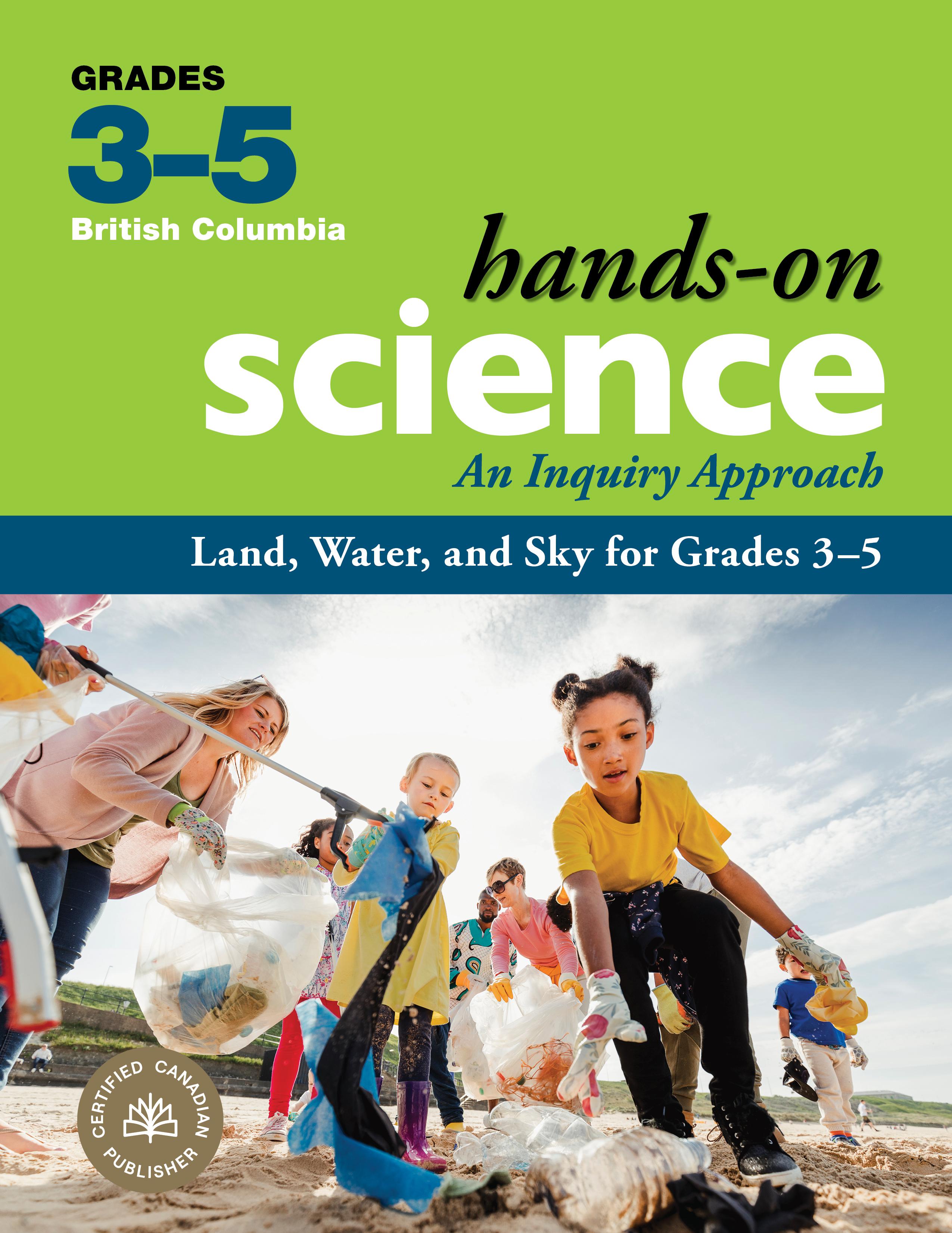 Cover image for Land, Water, and Sky for Grades 3-5