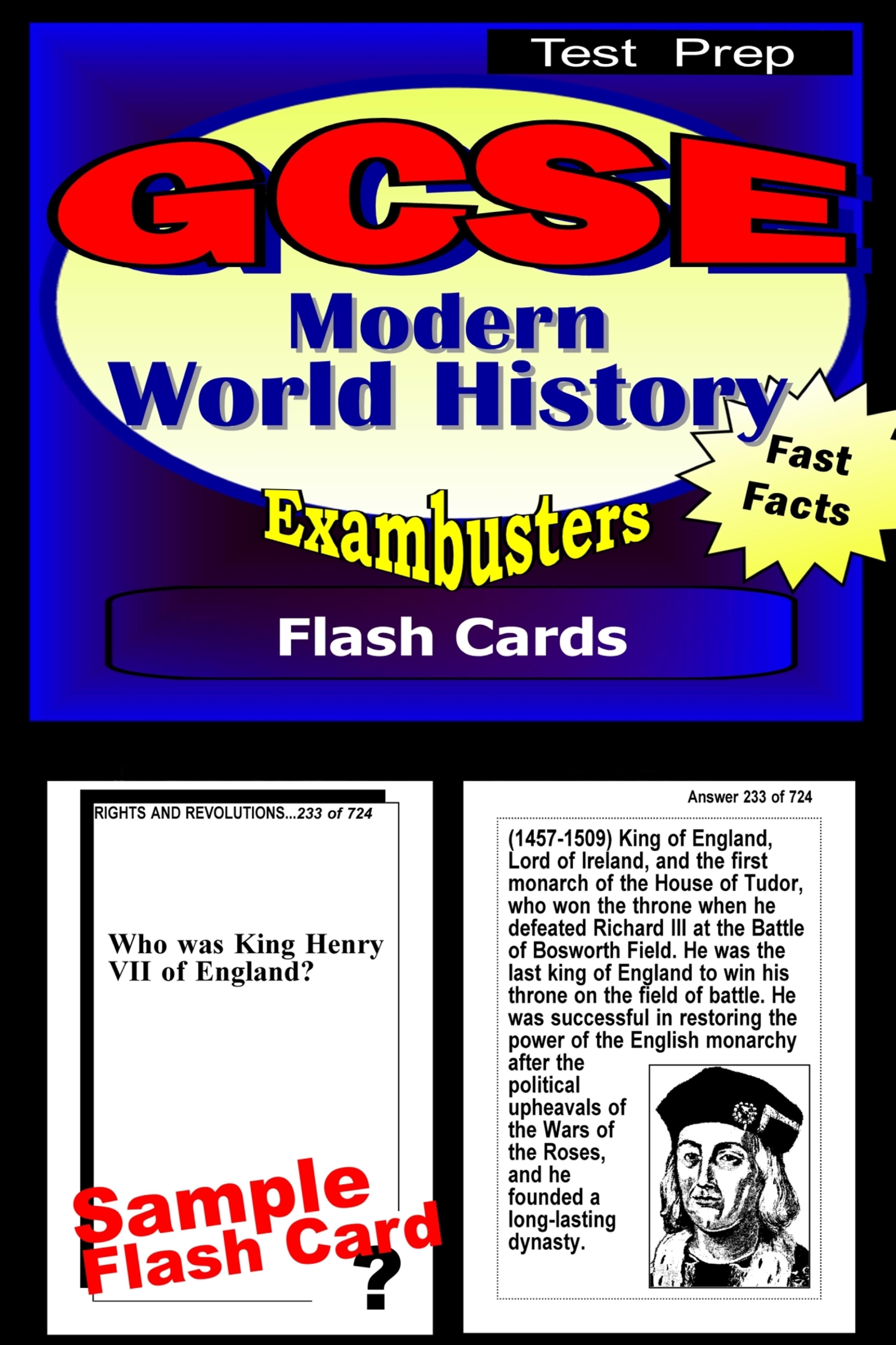 Cover image for GCSE Modern World History Test Prep Review--Exambusters Flash Cards