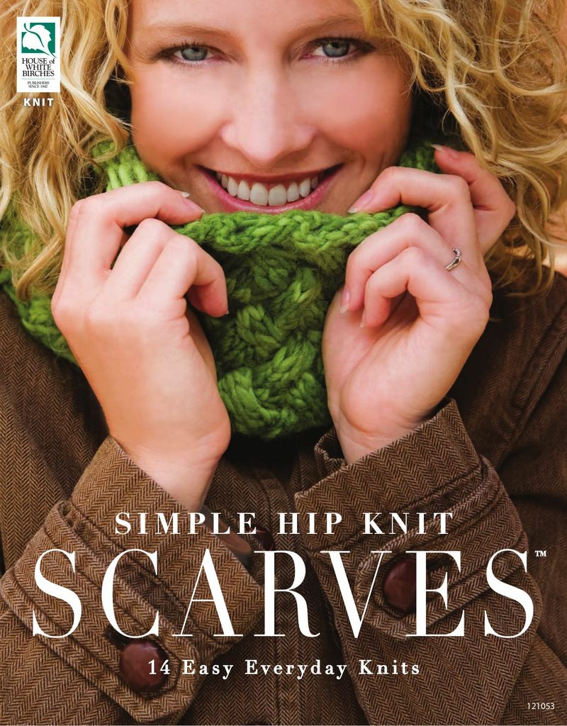 Simple Hip Knit Scarves