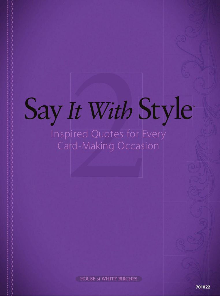 Say It with Style 2