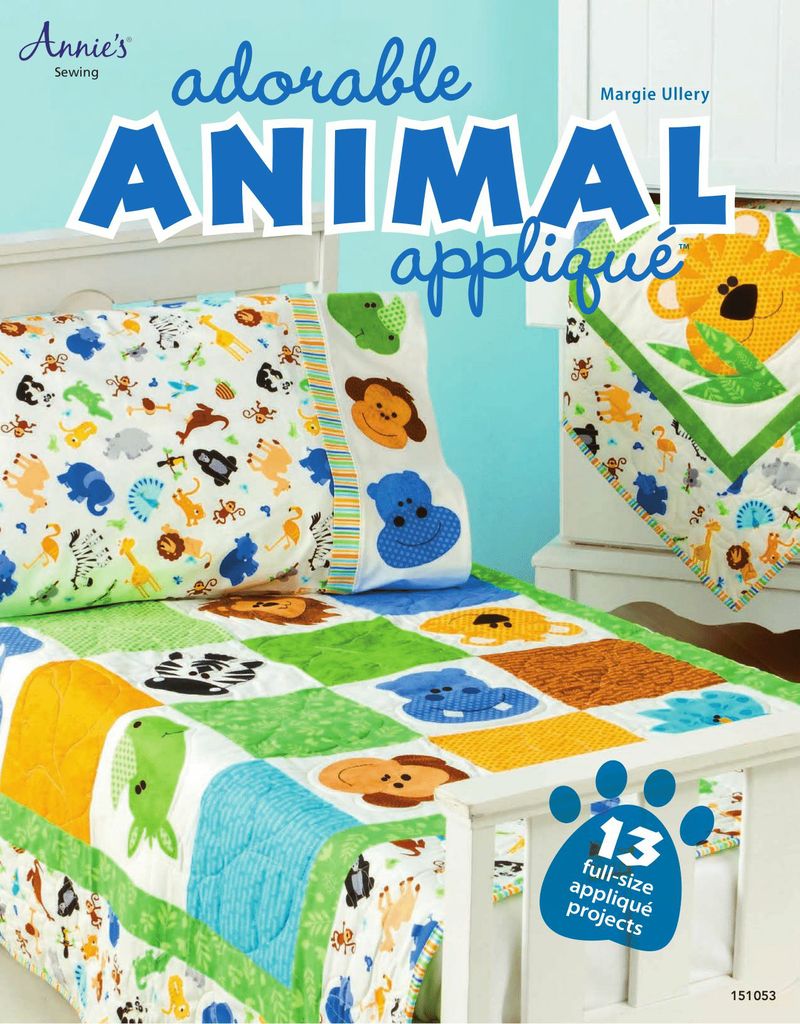 Adorable Animal Appliqué