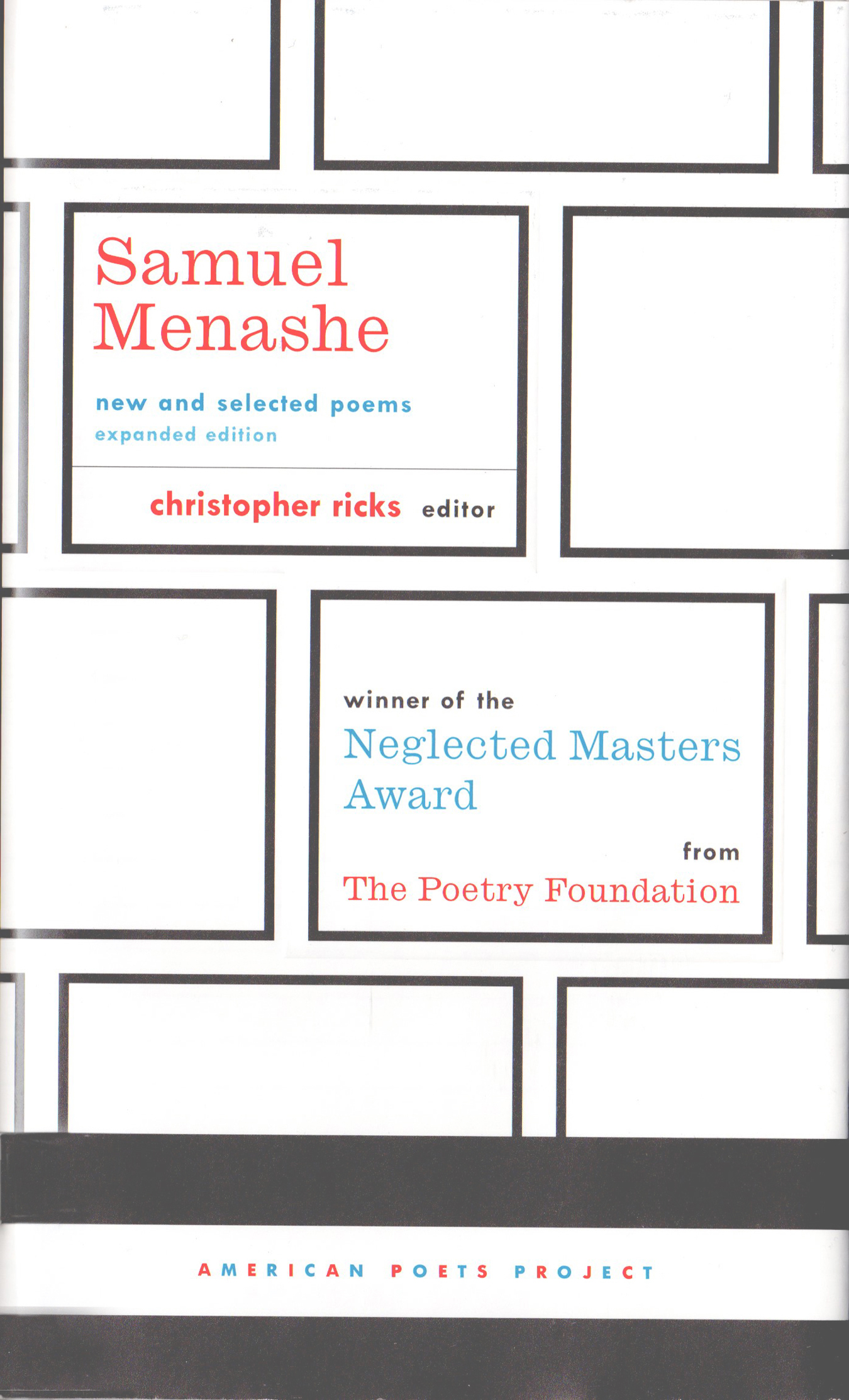 Samuel Menashe: New and Selected Poems, Expanded Edition