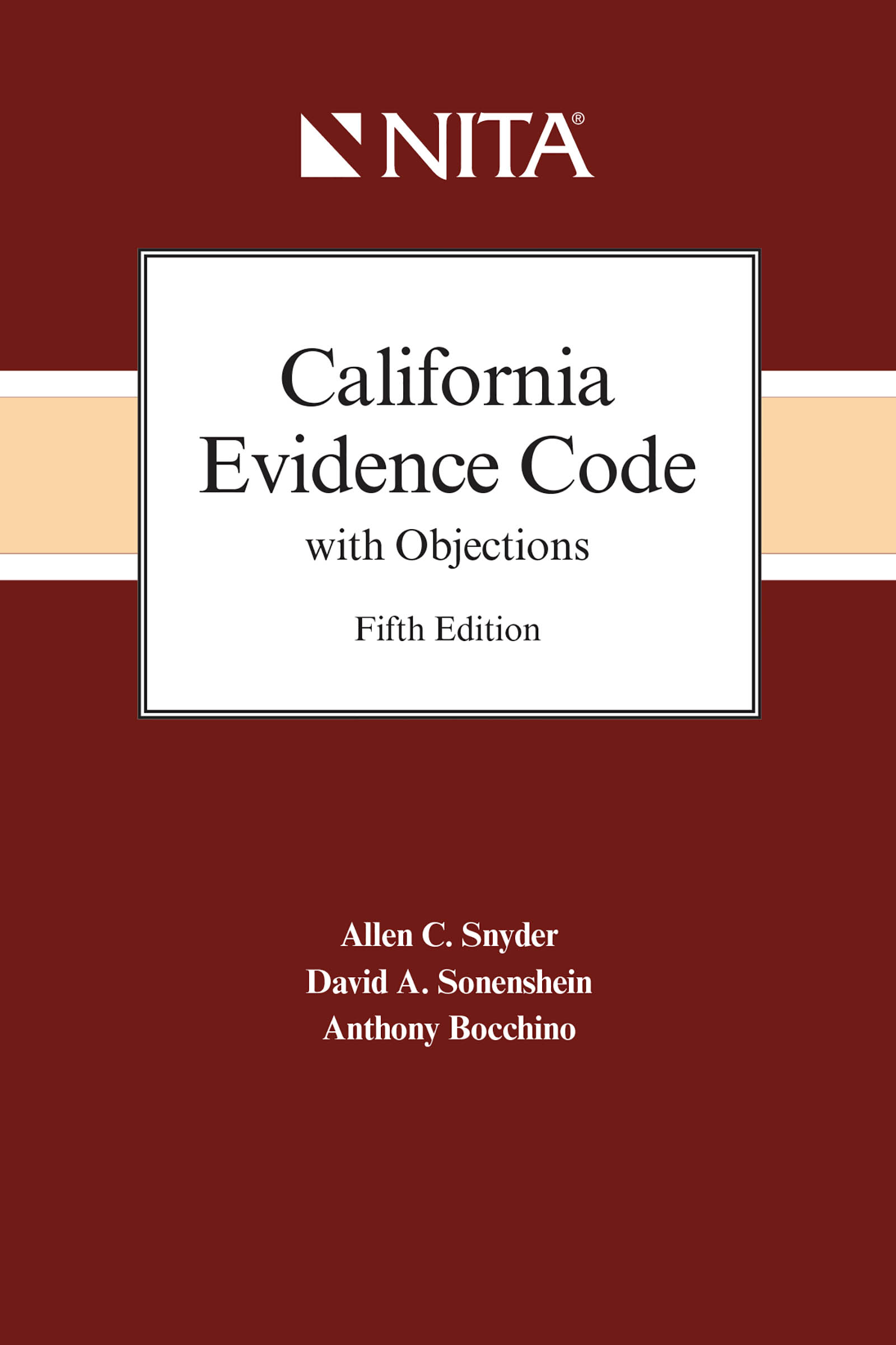Cover image for California Evidence Code with Objections