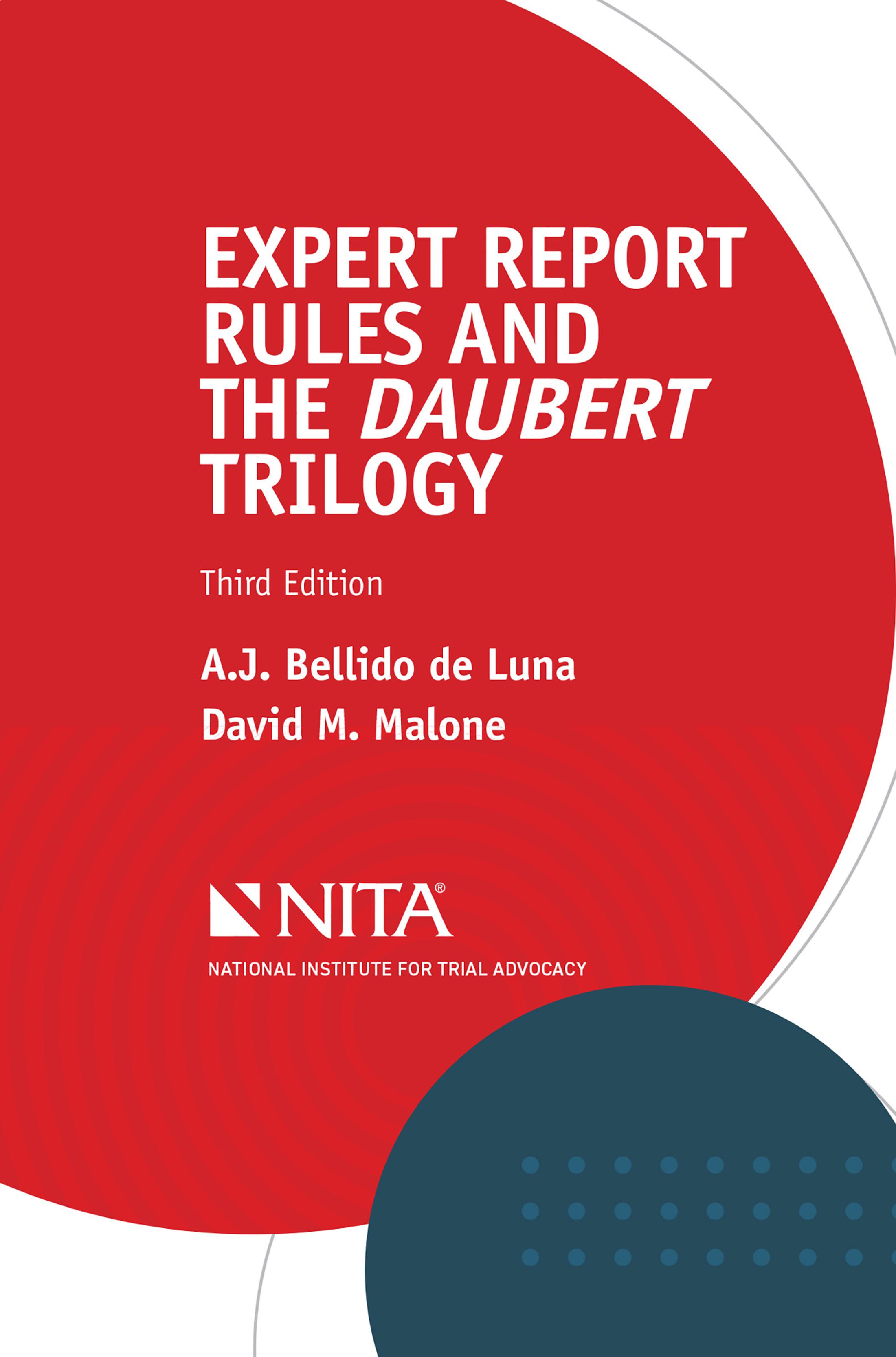 Cover image for Expert Report Rules and the Daubert Trilogy