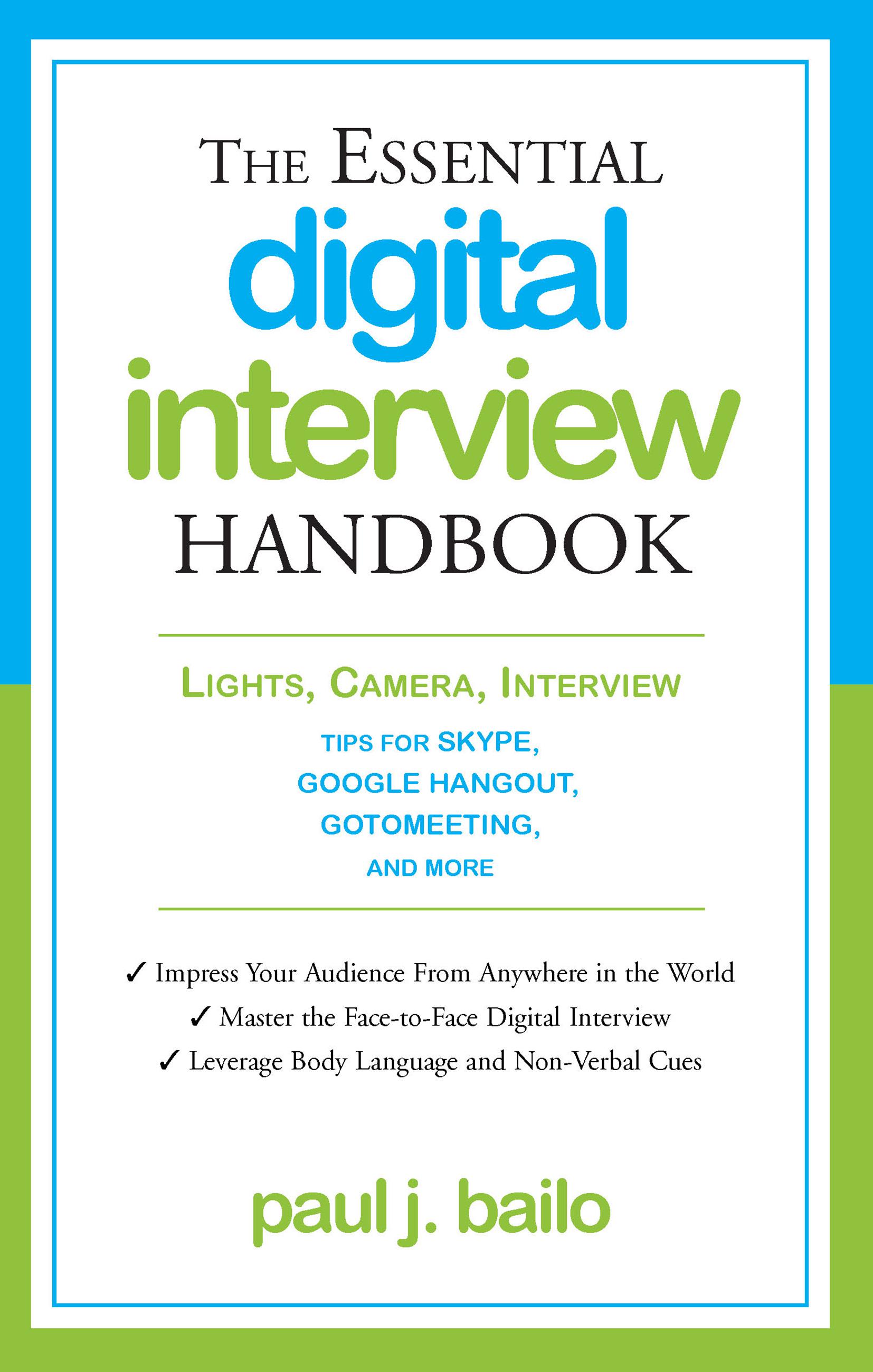 Cover image for The Essential Digital Interview Handbook
