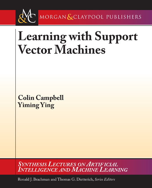 Learning with Support Vector Machines