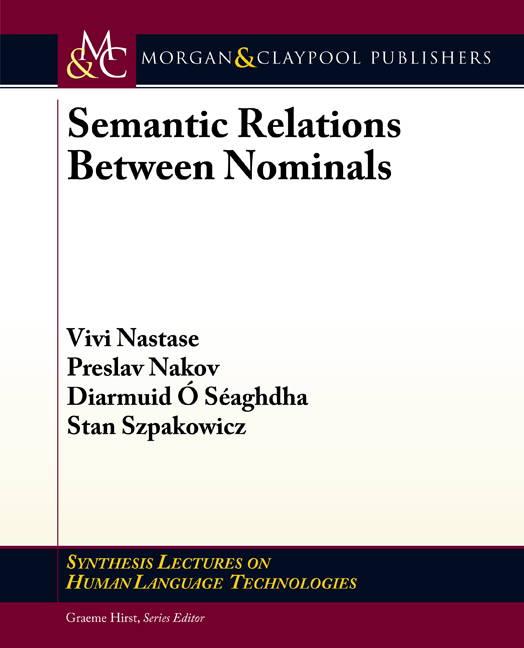 Semantic Relations Between Nominals