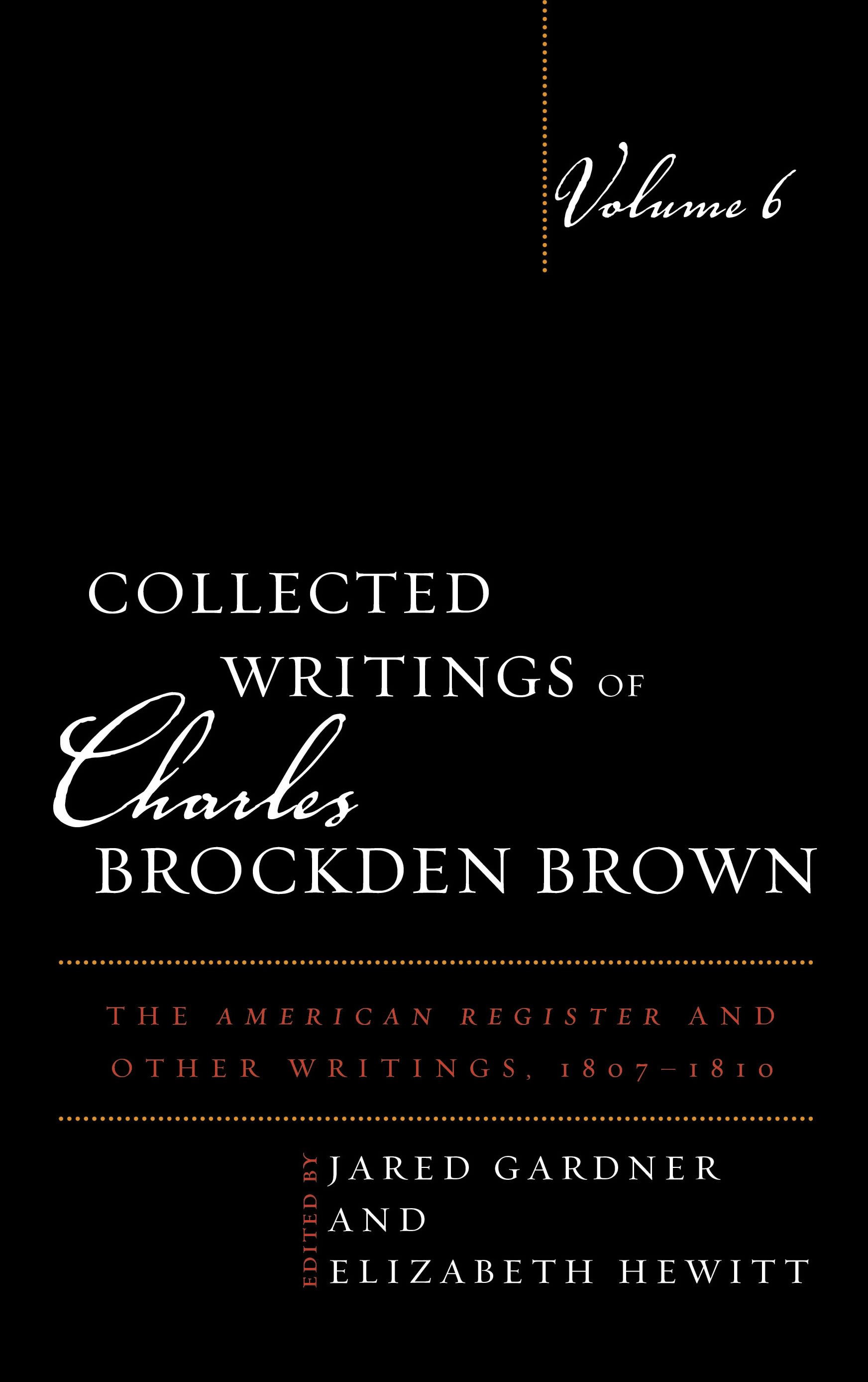 Cover image for Collected Writings of Charles Brockden Brown