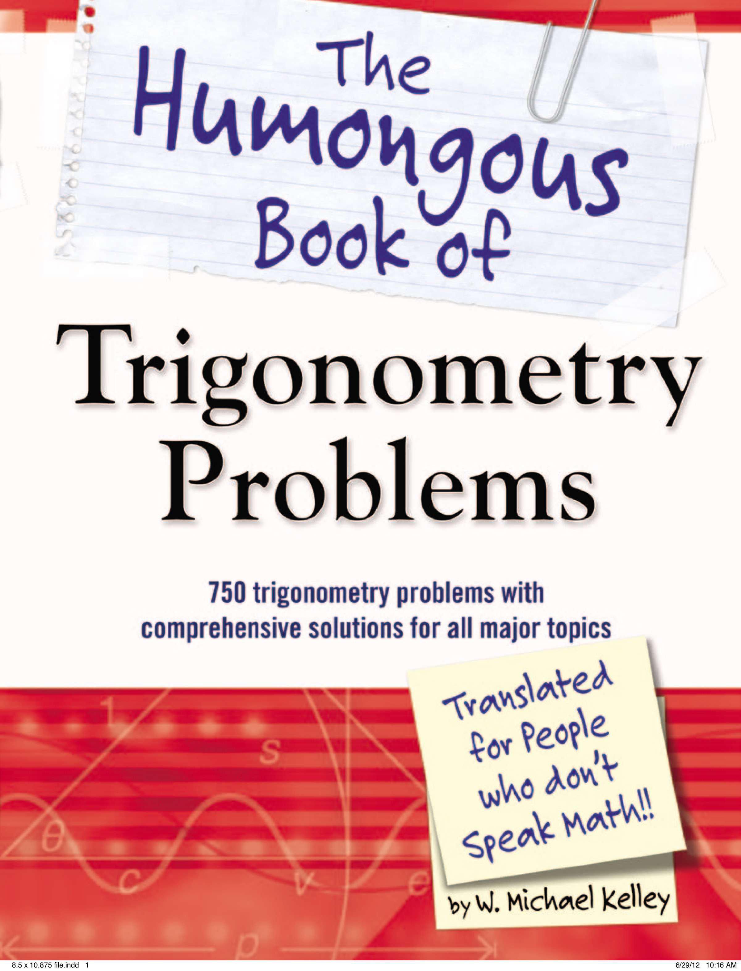 Cover image for The Humongous Book of Trigonometry Problems