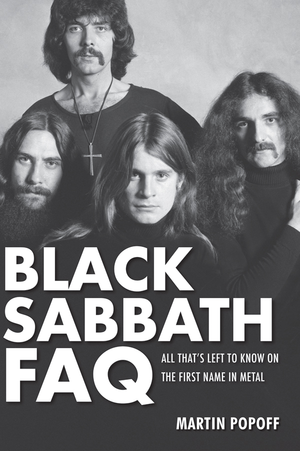 Cover image for Black Sabbath FAQ