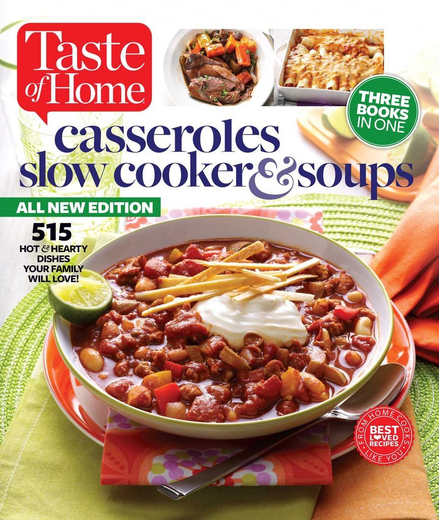 Cover image for Taste of Home Casseroles, Slow Cookers & Soups