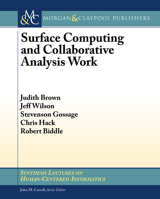 Surface Computing and Collaborative Analysis Work