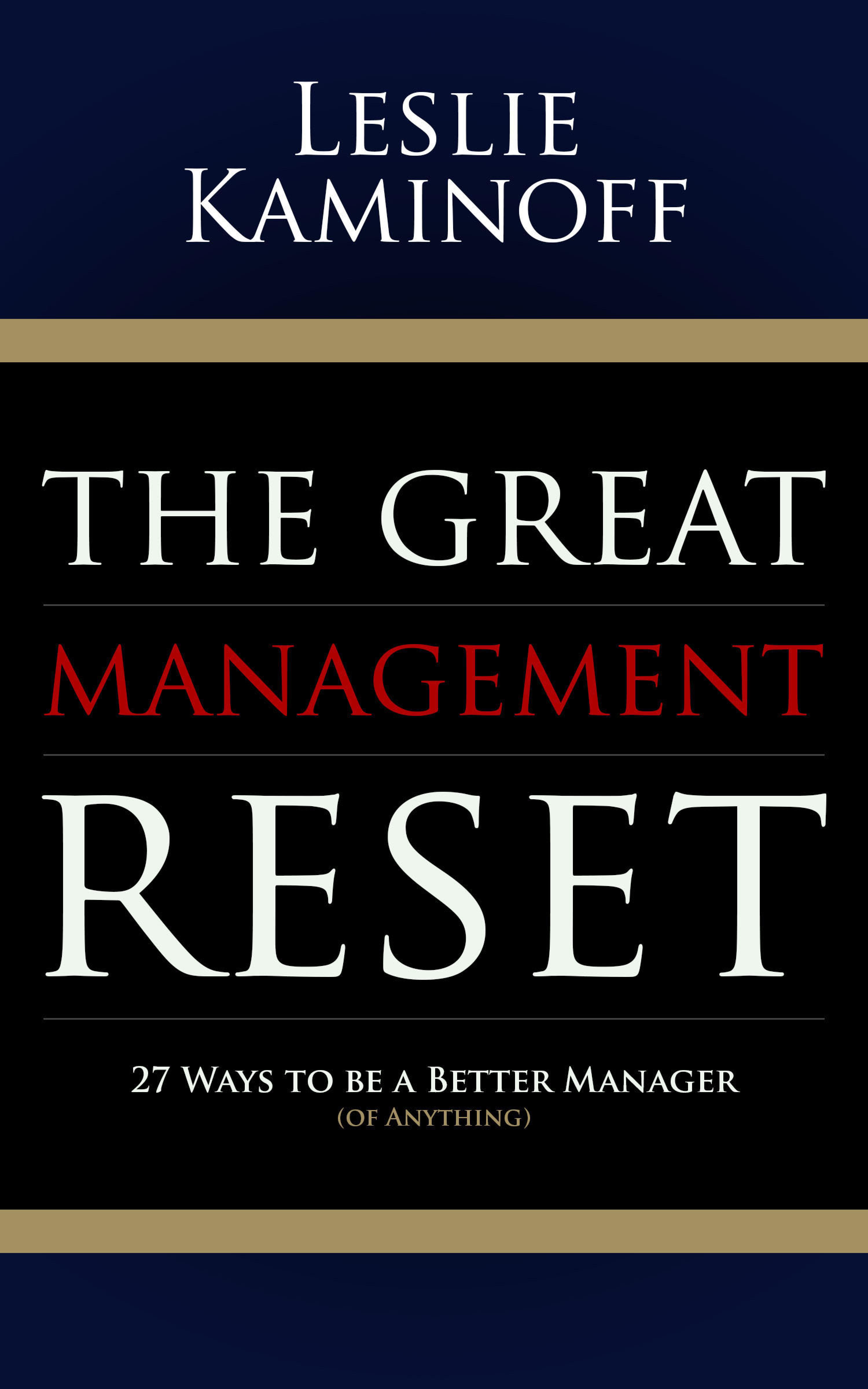 Cover image for The Great Management Reset