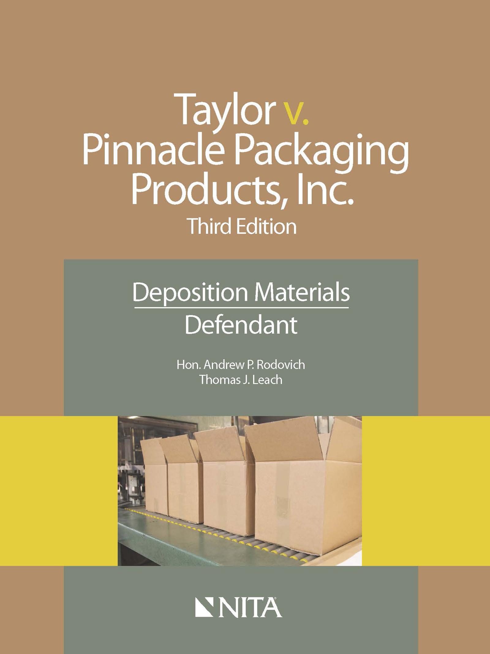 Cover image for Taylor v. Pinnacle Packaging Products, Inc.