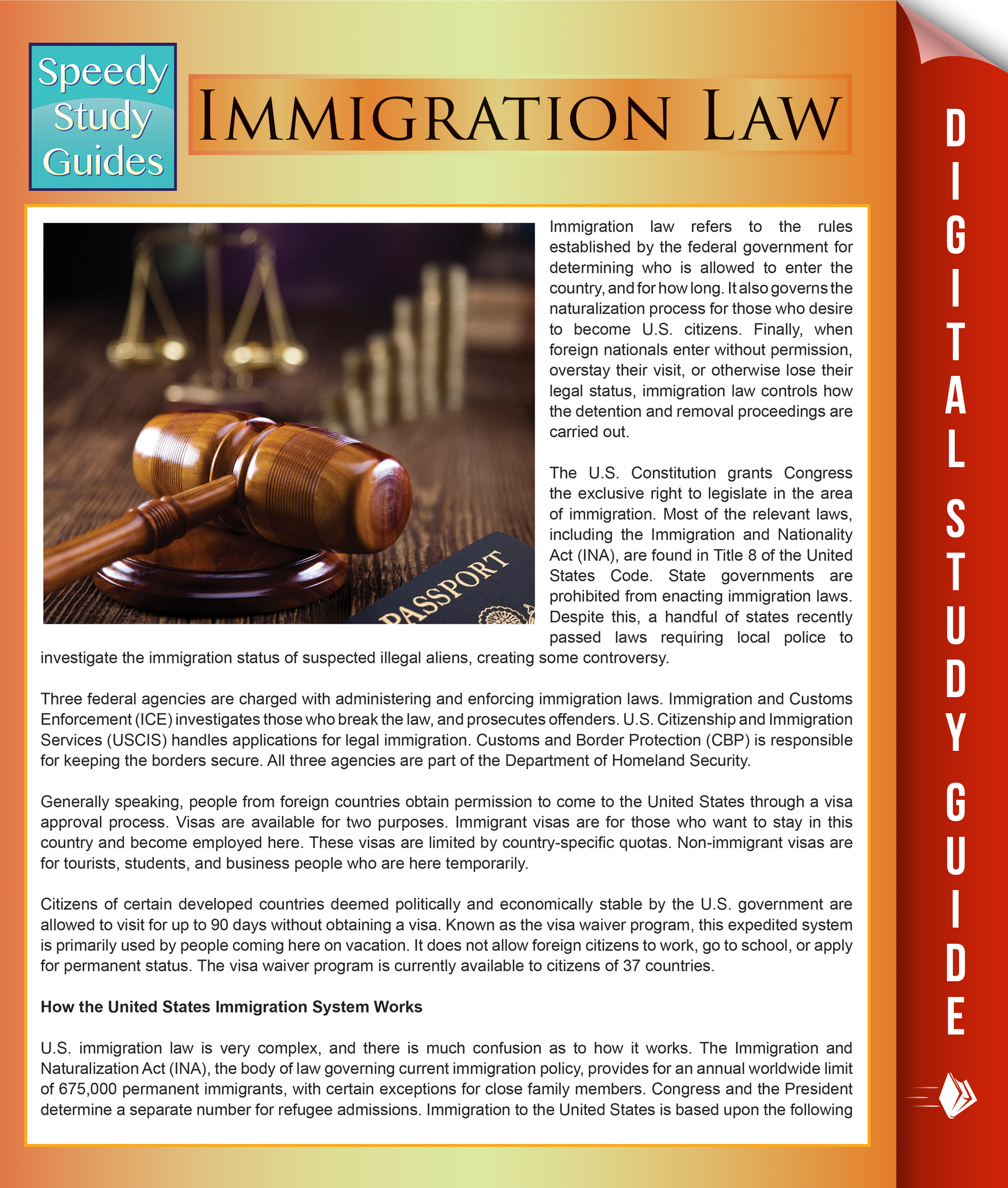 Immigration Law (Speedy Study Guides)