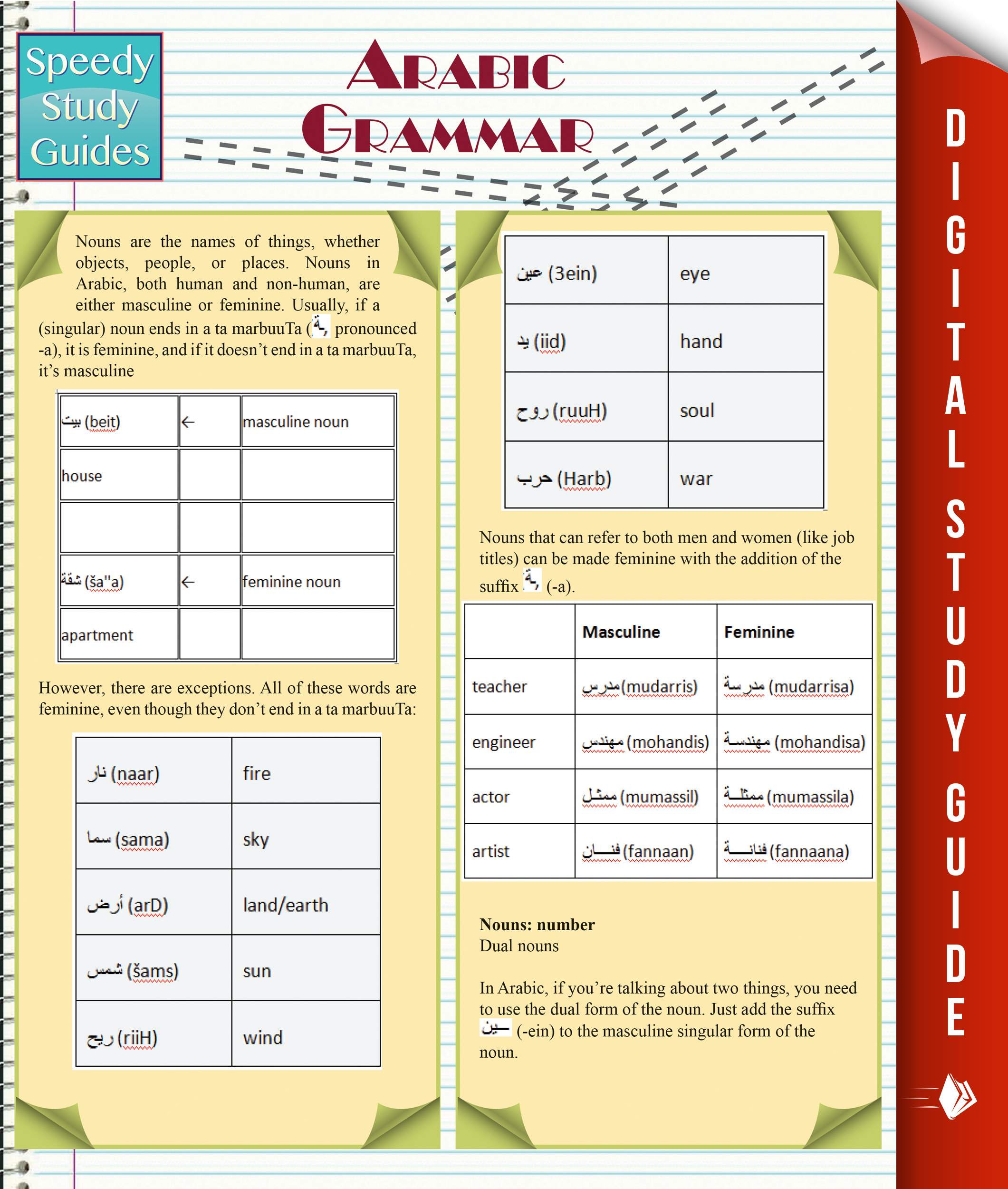 Arabic Grammar (Speedy Study Guides)