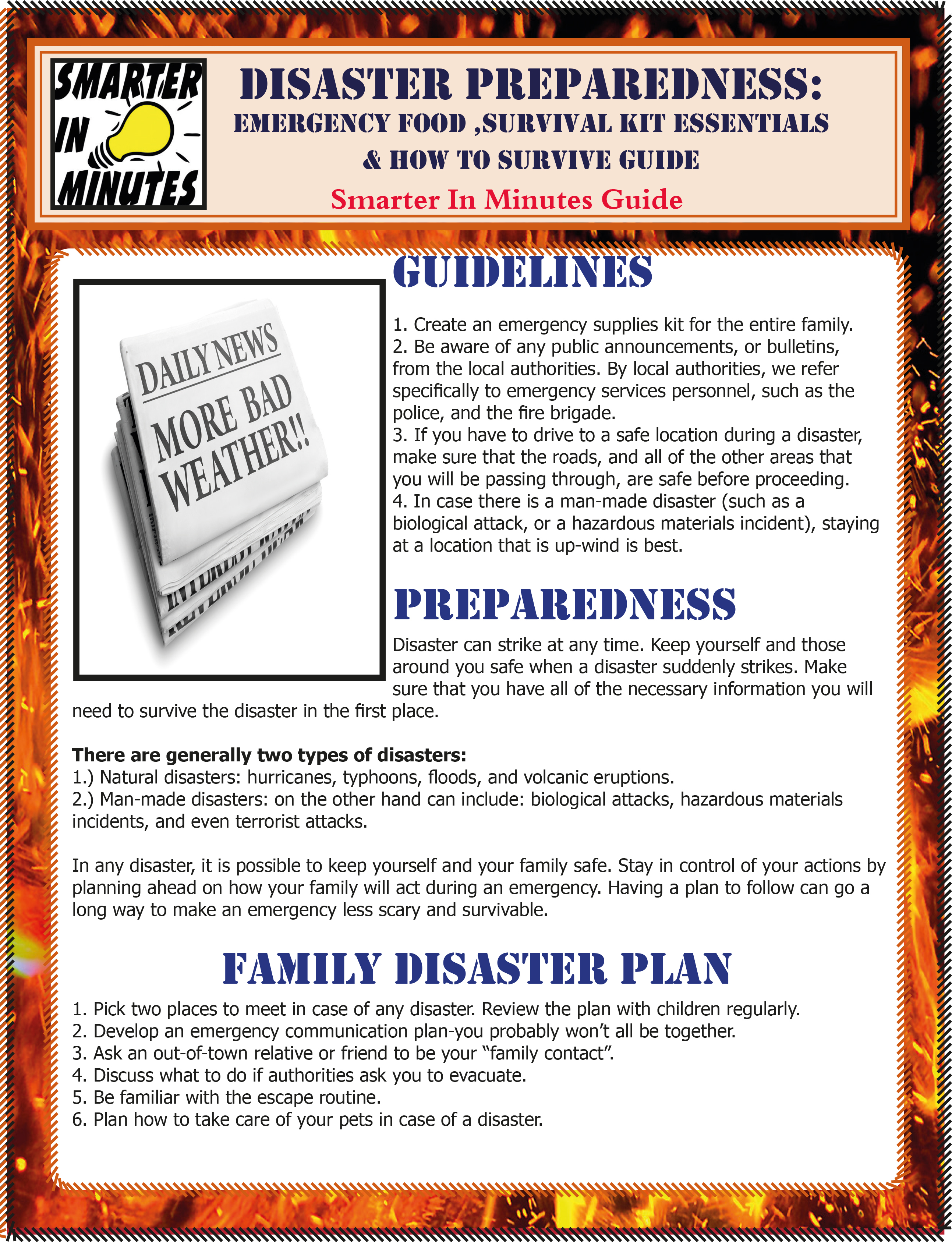 Disaster Preparedness