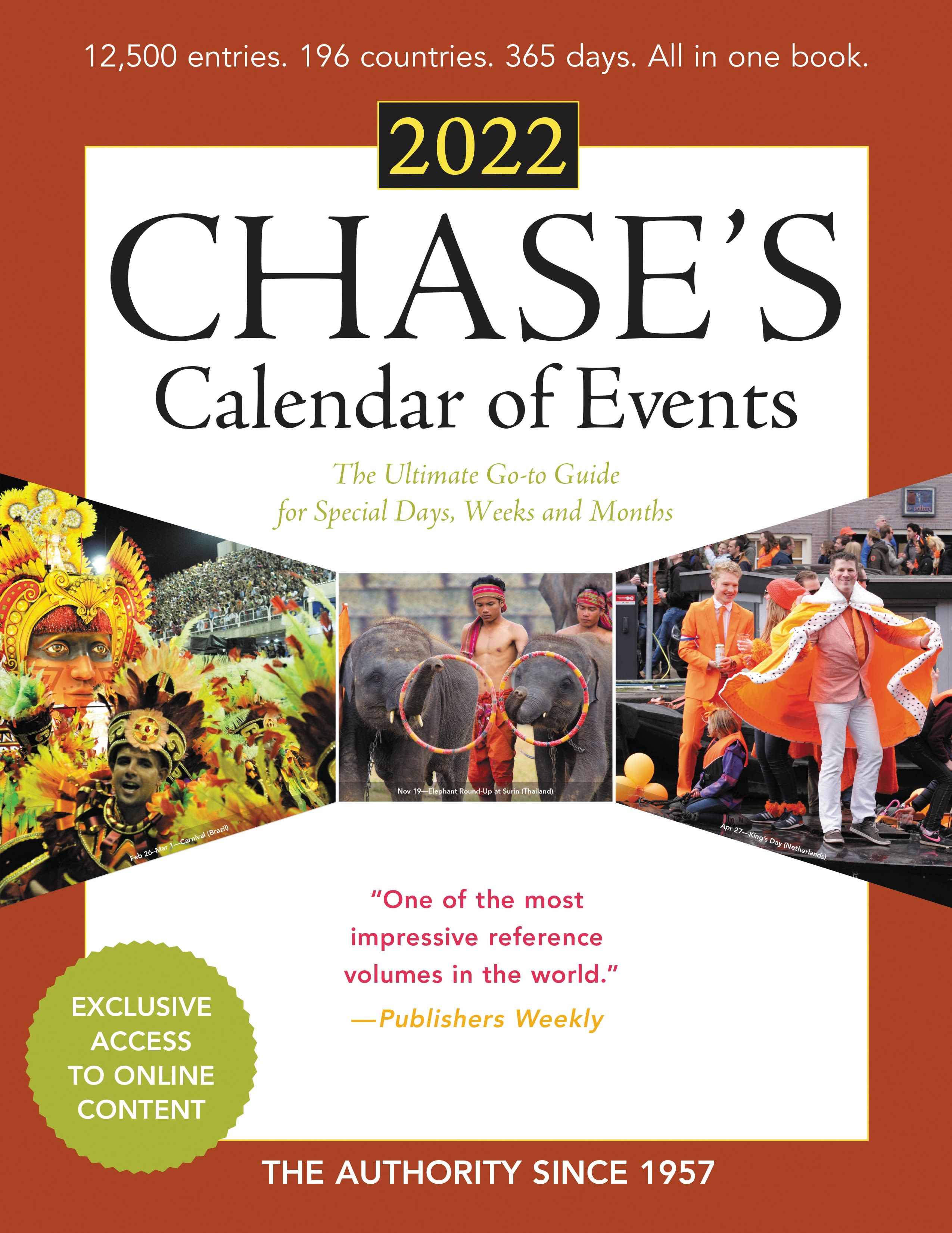 Cover image for Chase's Calendar of Events 2022