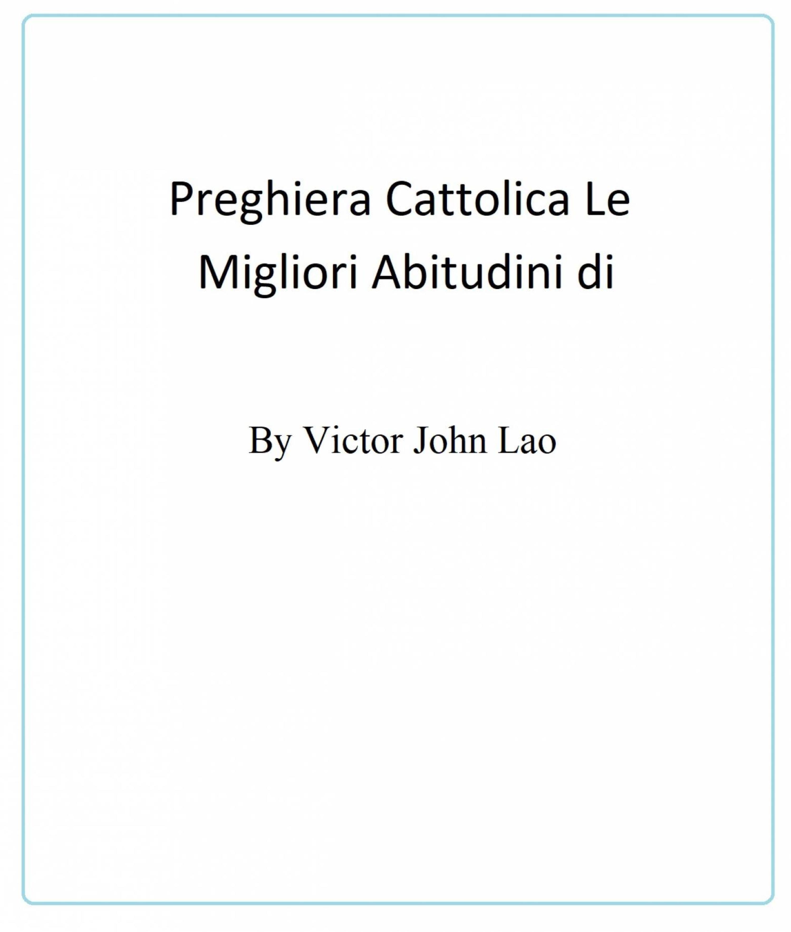 Cover image for Le Migliori Abitudini di Preghiera Cattolica