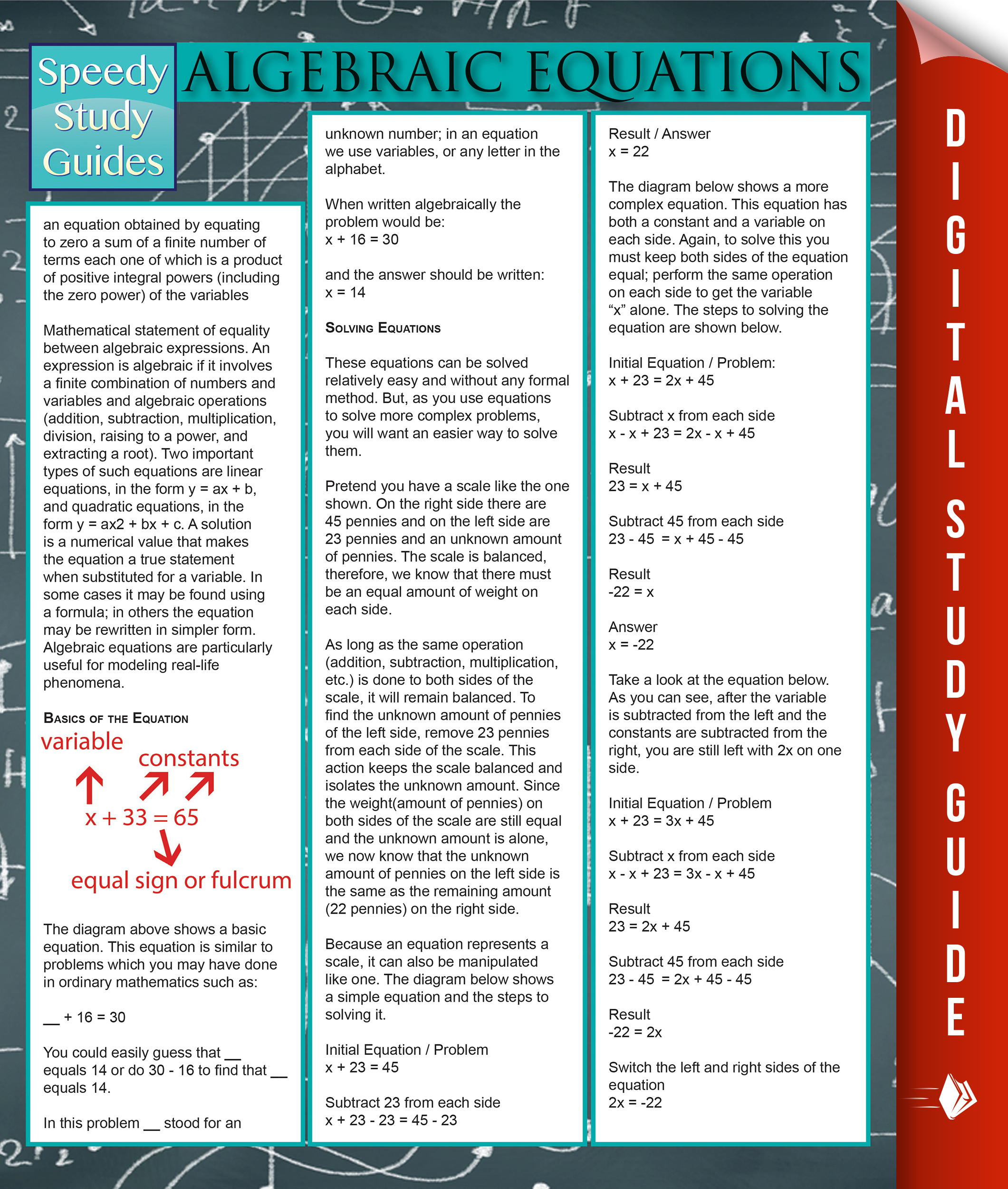 Algebraic Equations