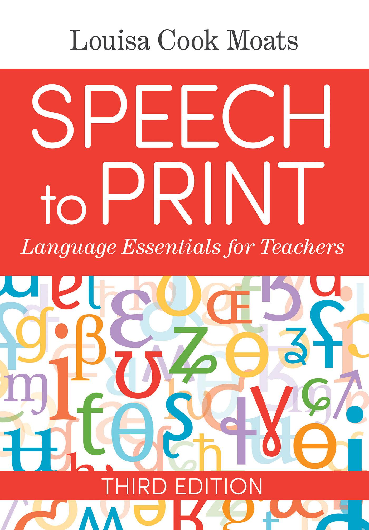Cover image for Speech to Print Workbook
