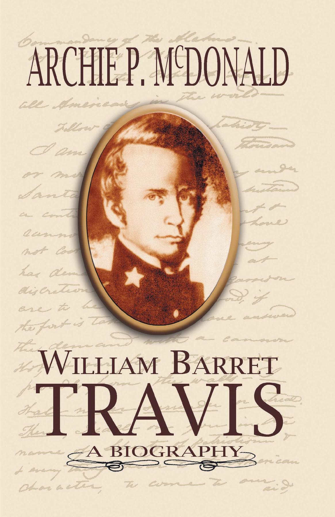 Cover image for William Barrett Travis