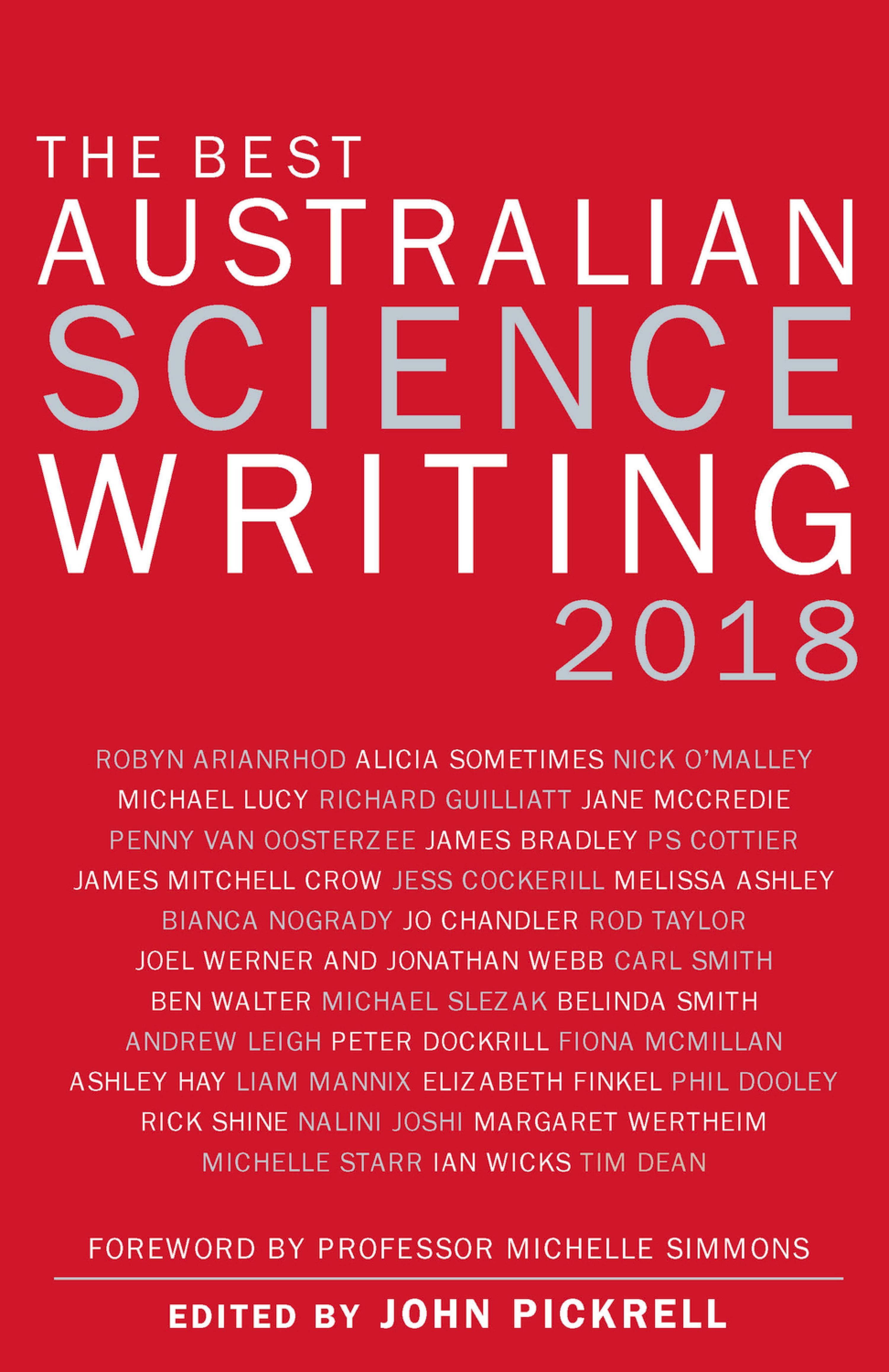 Cover image for The Best Australian Science Writing 2018