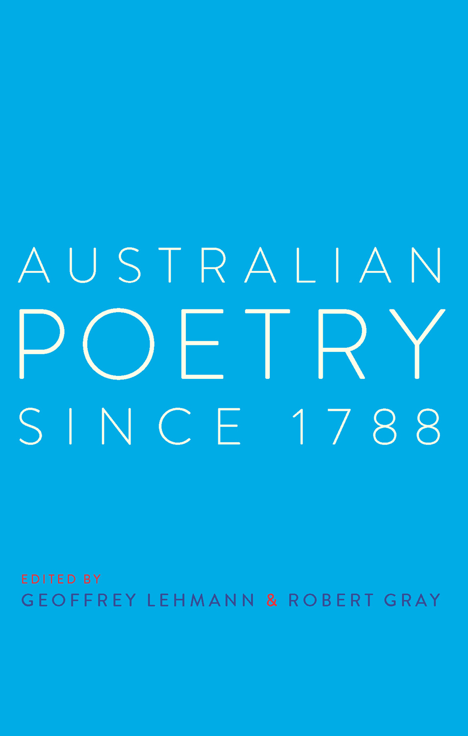 Australian Poetry Since 1788