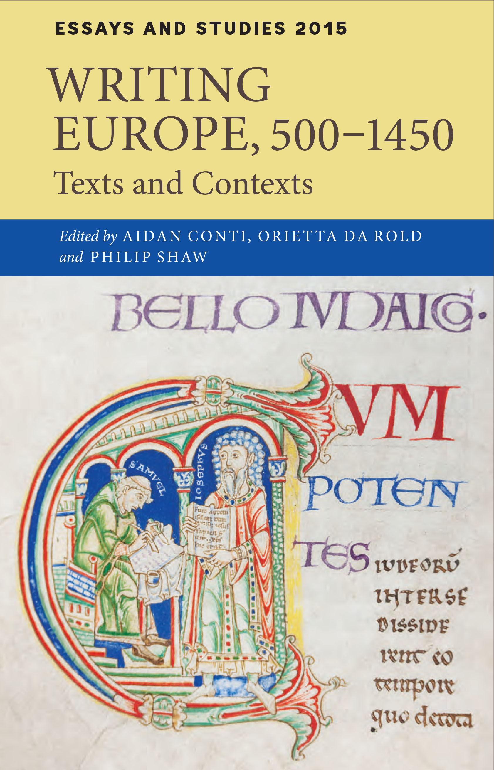 Cover image for Writing Europe, 500-1450