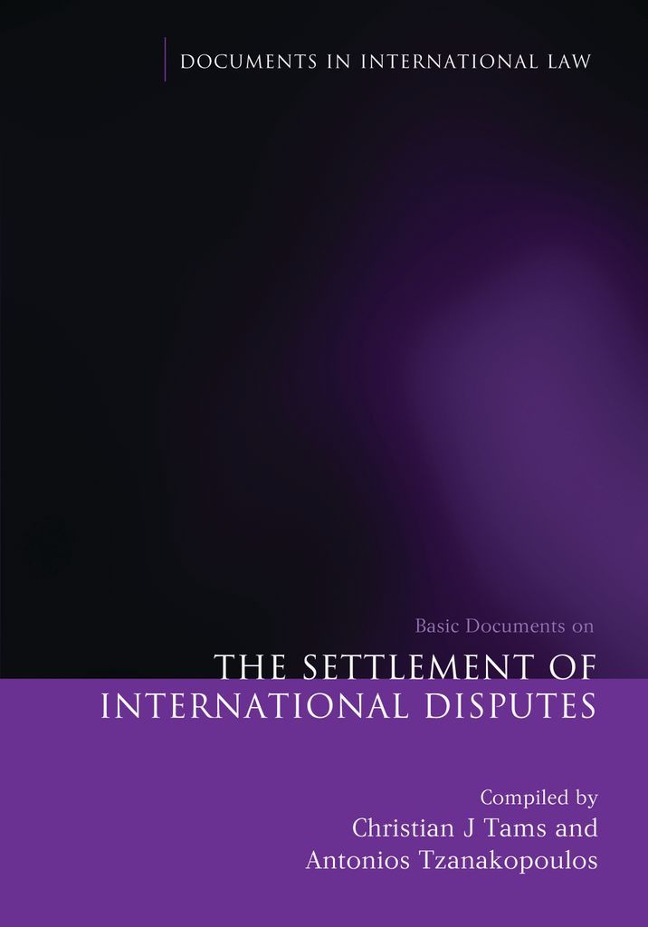 Cover image for The Settlement of International Disputes