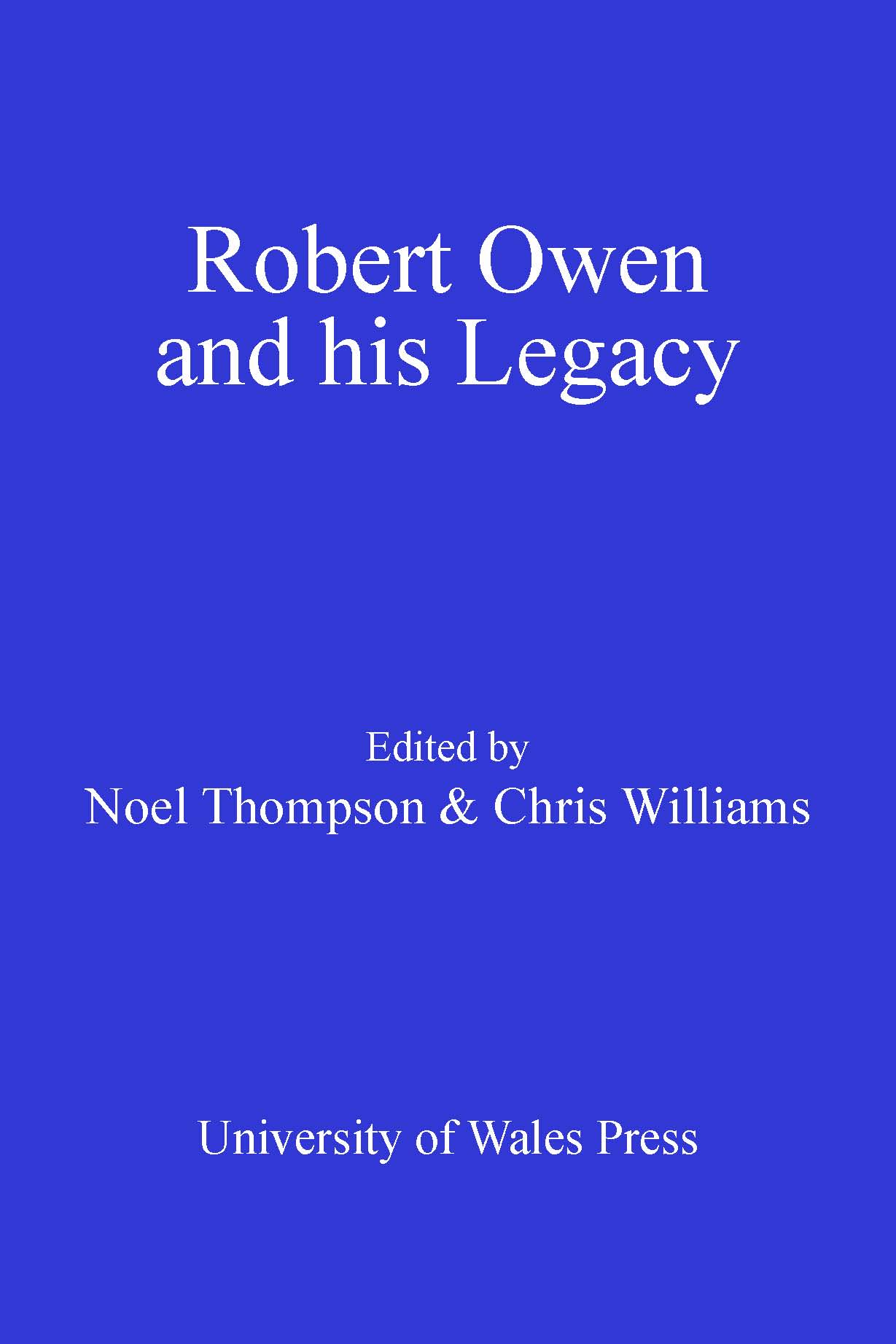 Cover image for Robert Owen and his Legacy