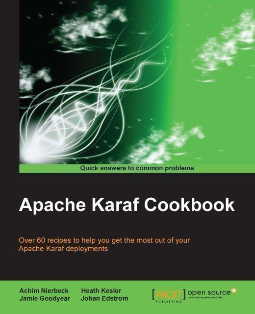 Apache Karaf Cookbook