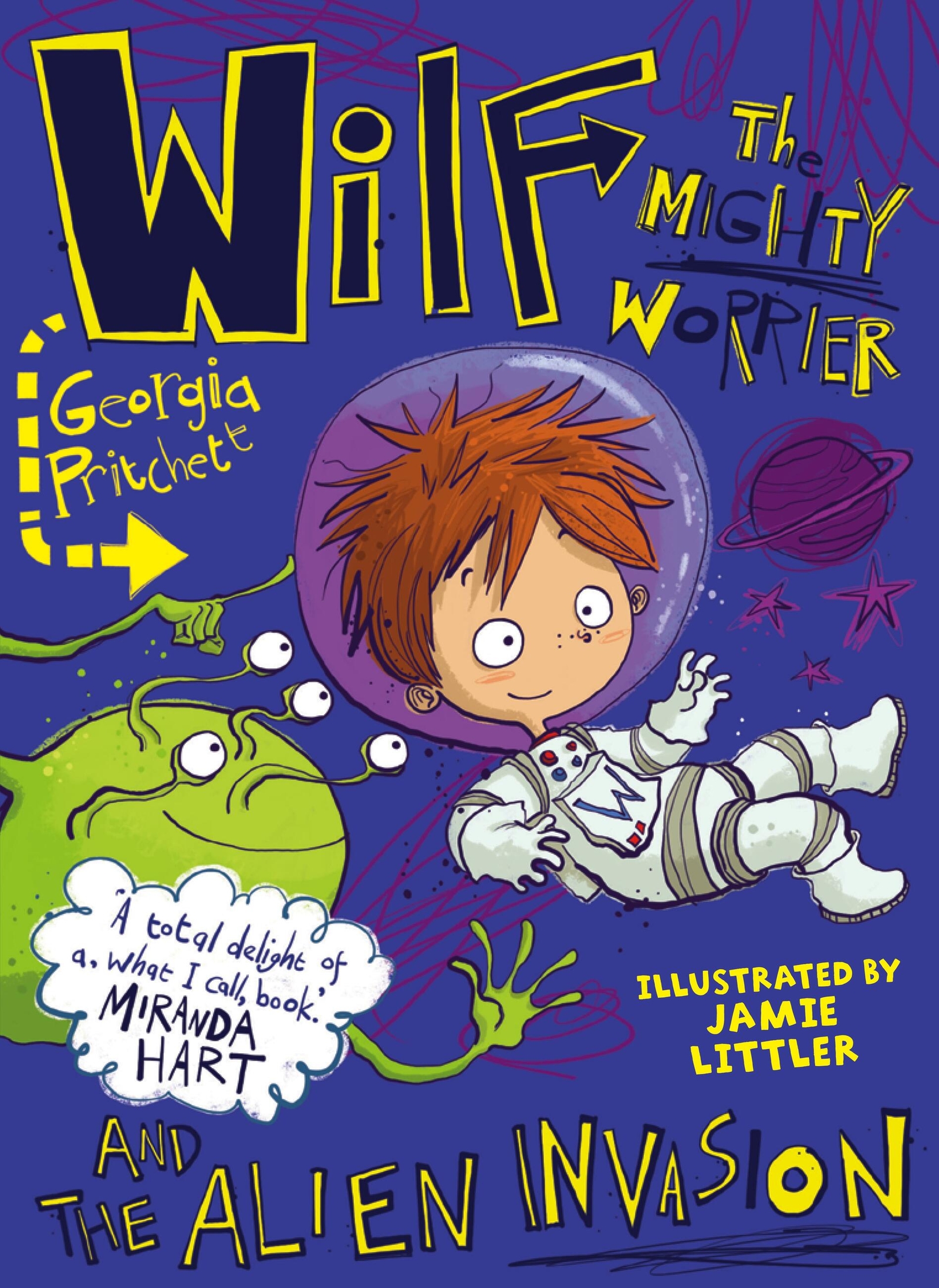 Cover image for Wilf the Mighty Worrier and the Alien Invasion