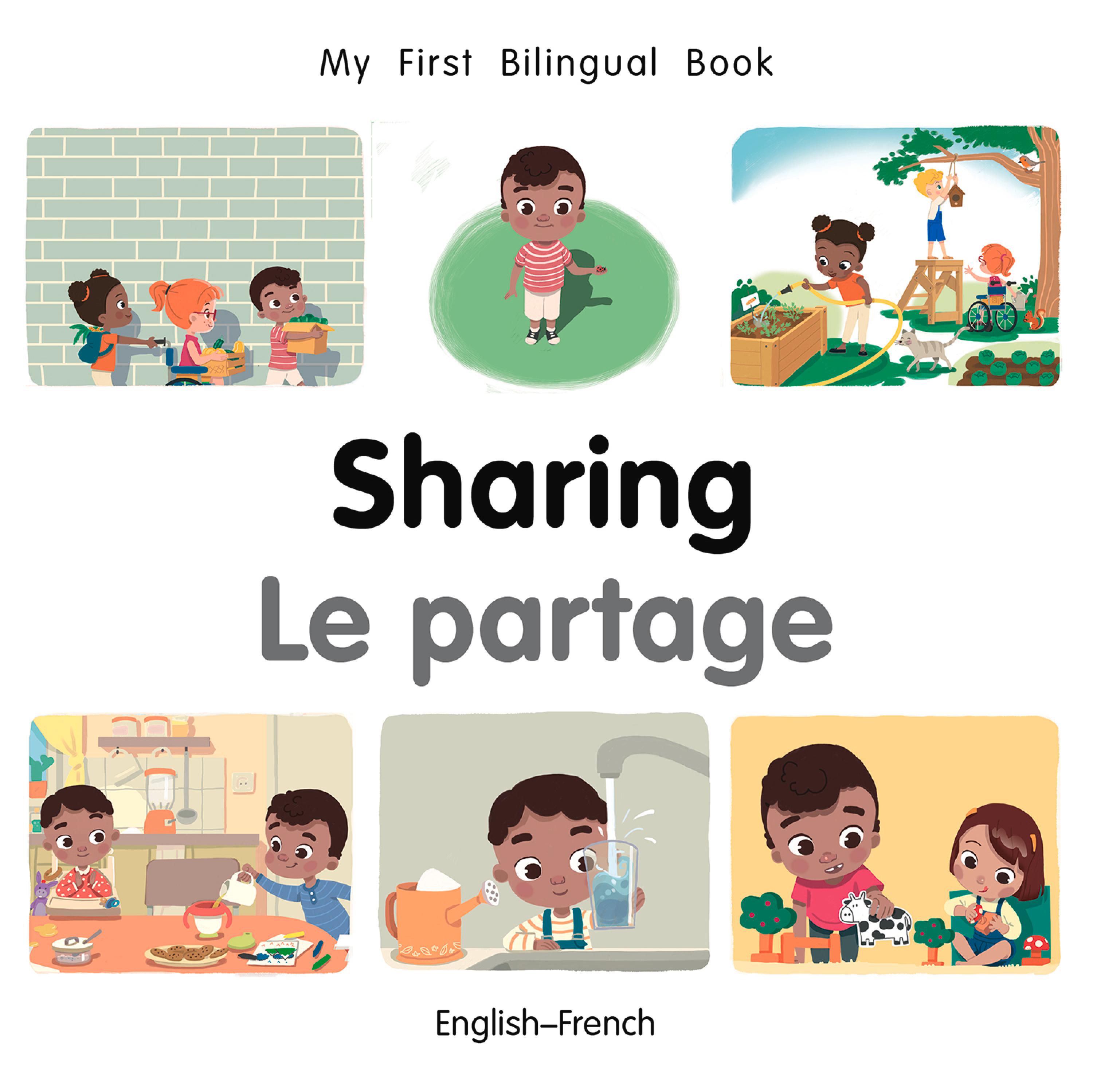 Cover image for My First Bilingual BookSharing (EnglishFrench)