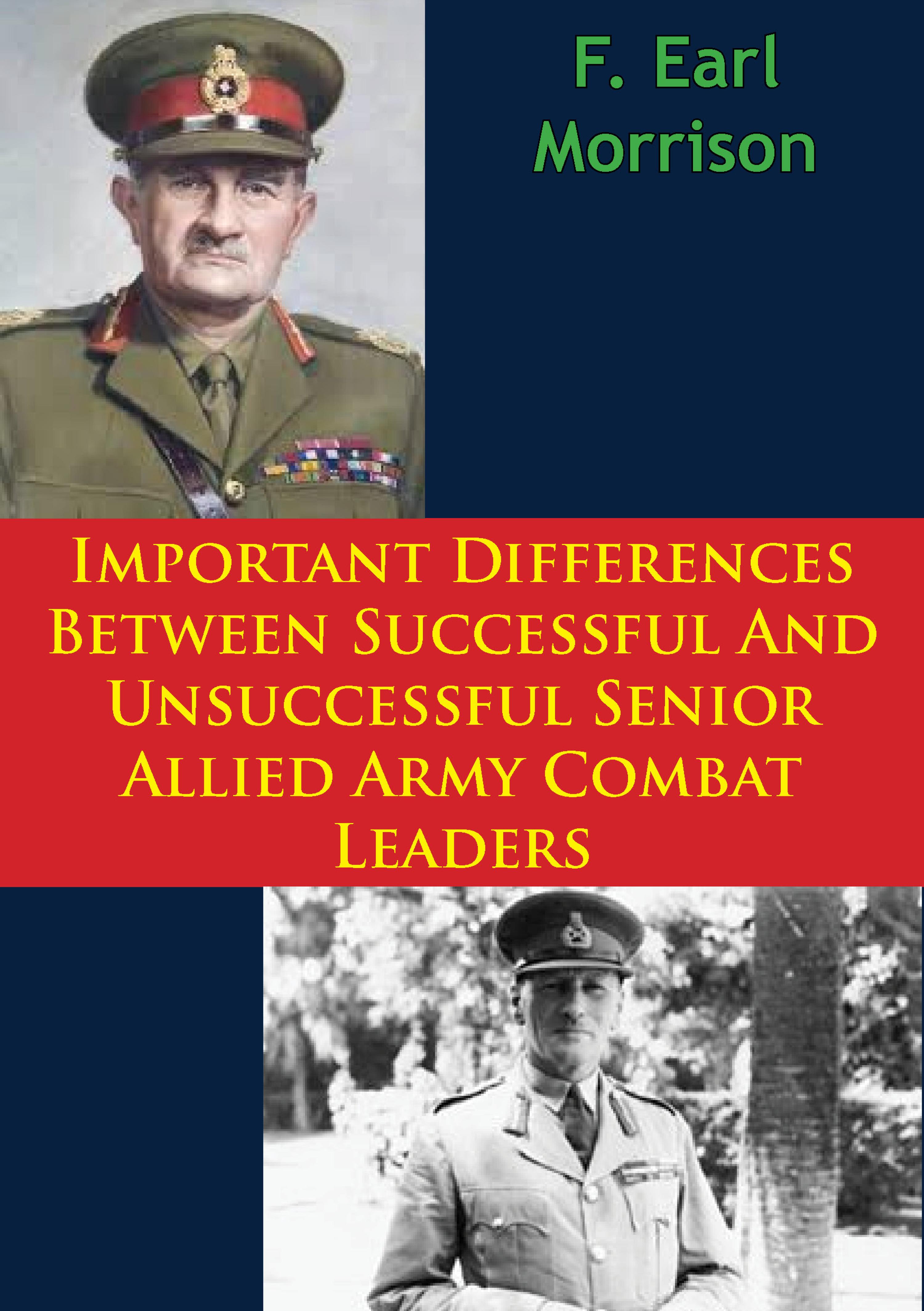 Cover image for Important Differences Between Successful And Unsuccessful Senior Allied Army Combat Leaders