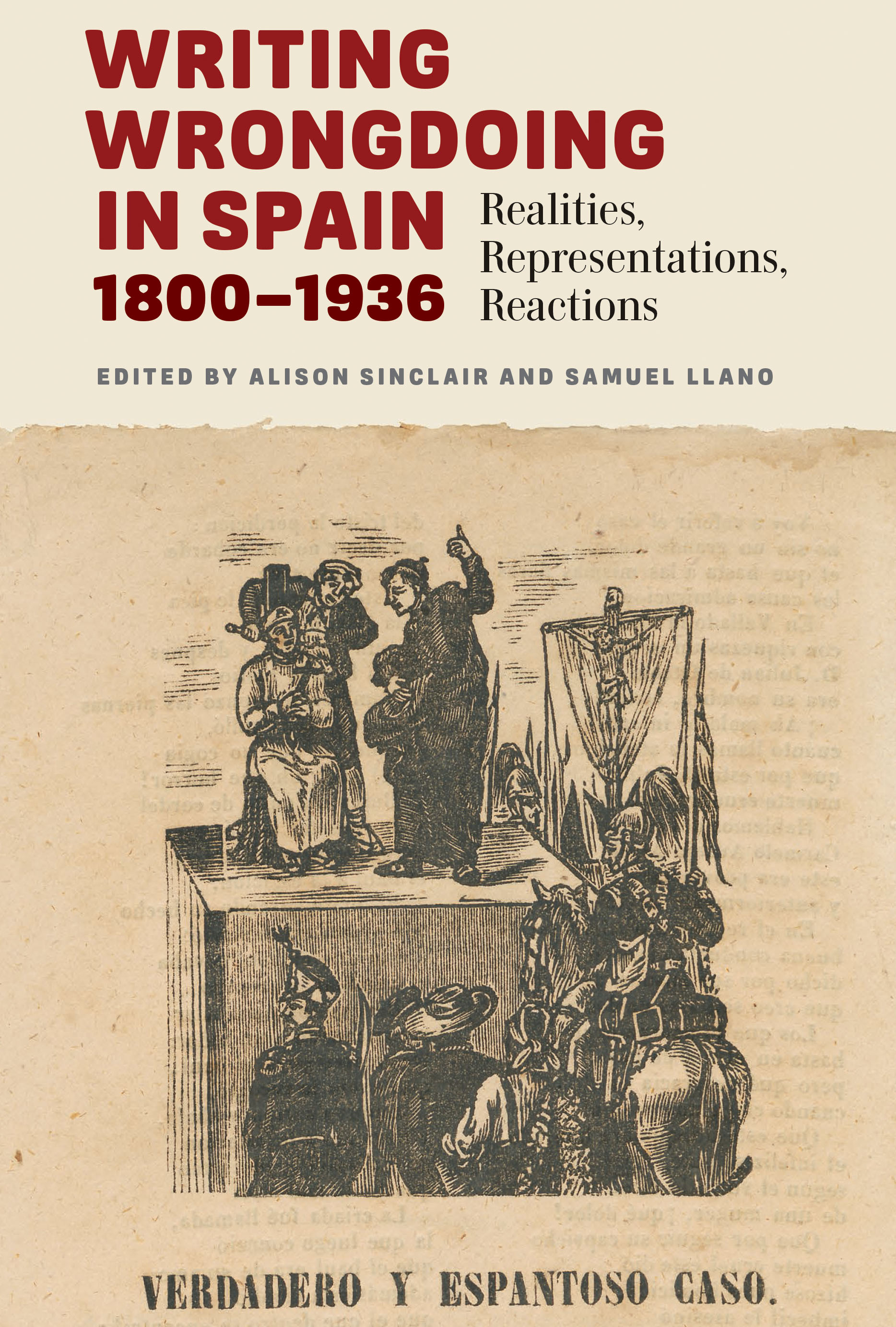 Cover image for Writing Wrongdoing in Spain, 1800-1936