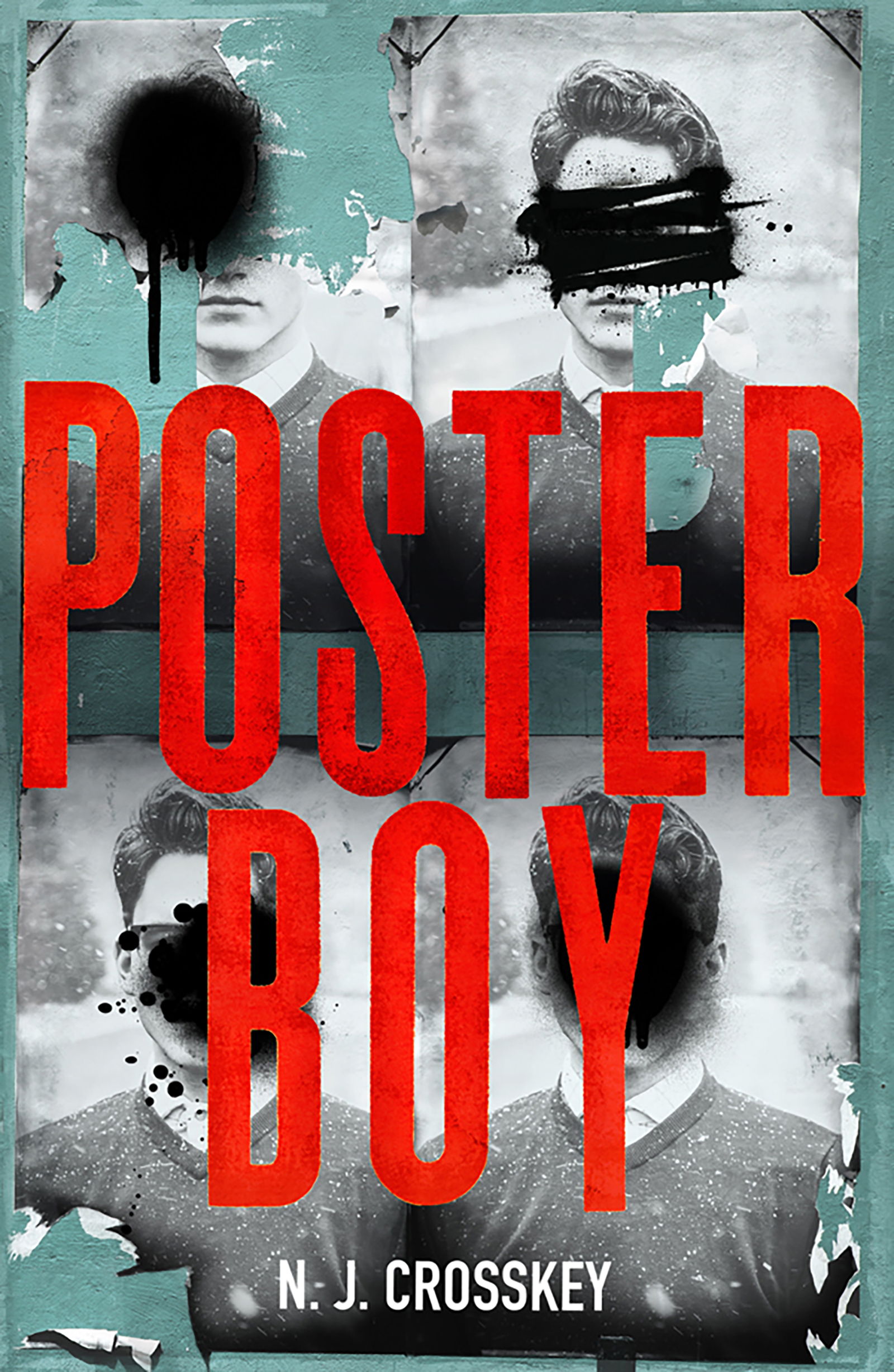 Cover image for Poster Boy: a searing British dystopia that cuts close to the bone...