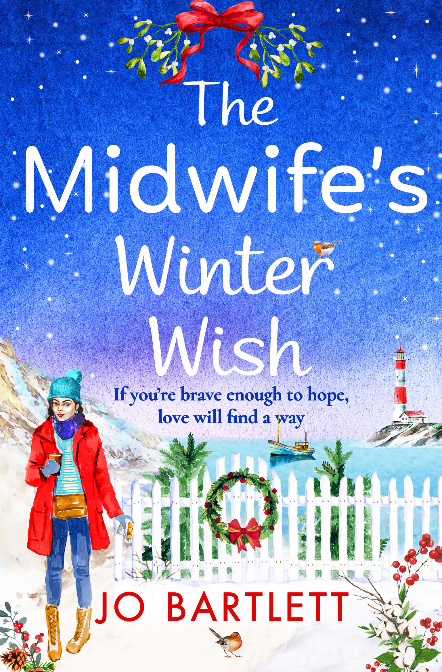 Cover image for The Midwife's Winter Wish