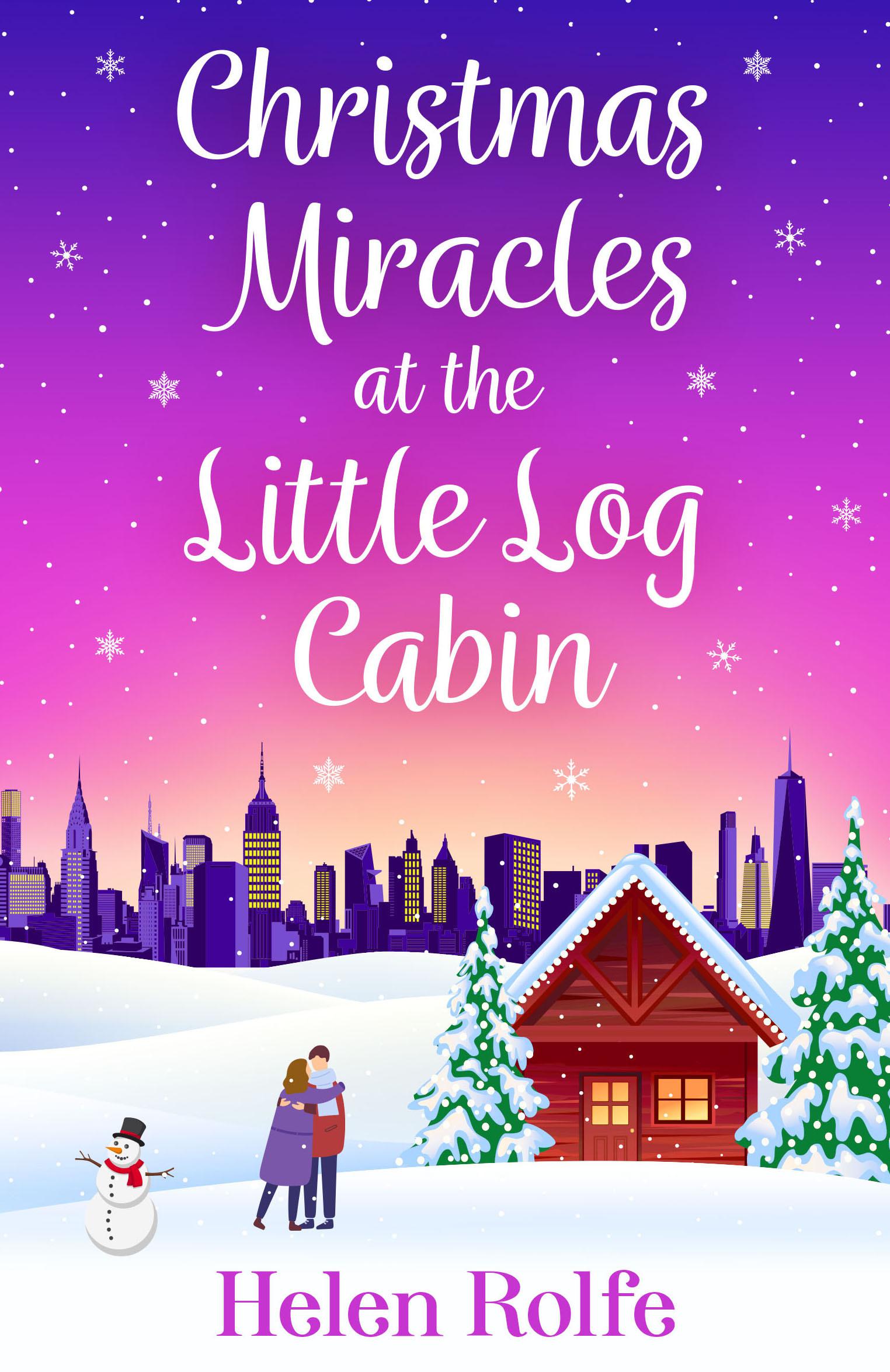 Cover image for Christmas Miracles at the Little Log Cabin