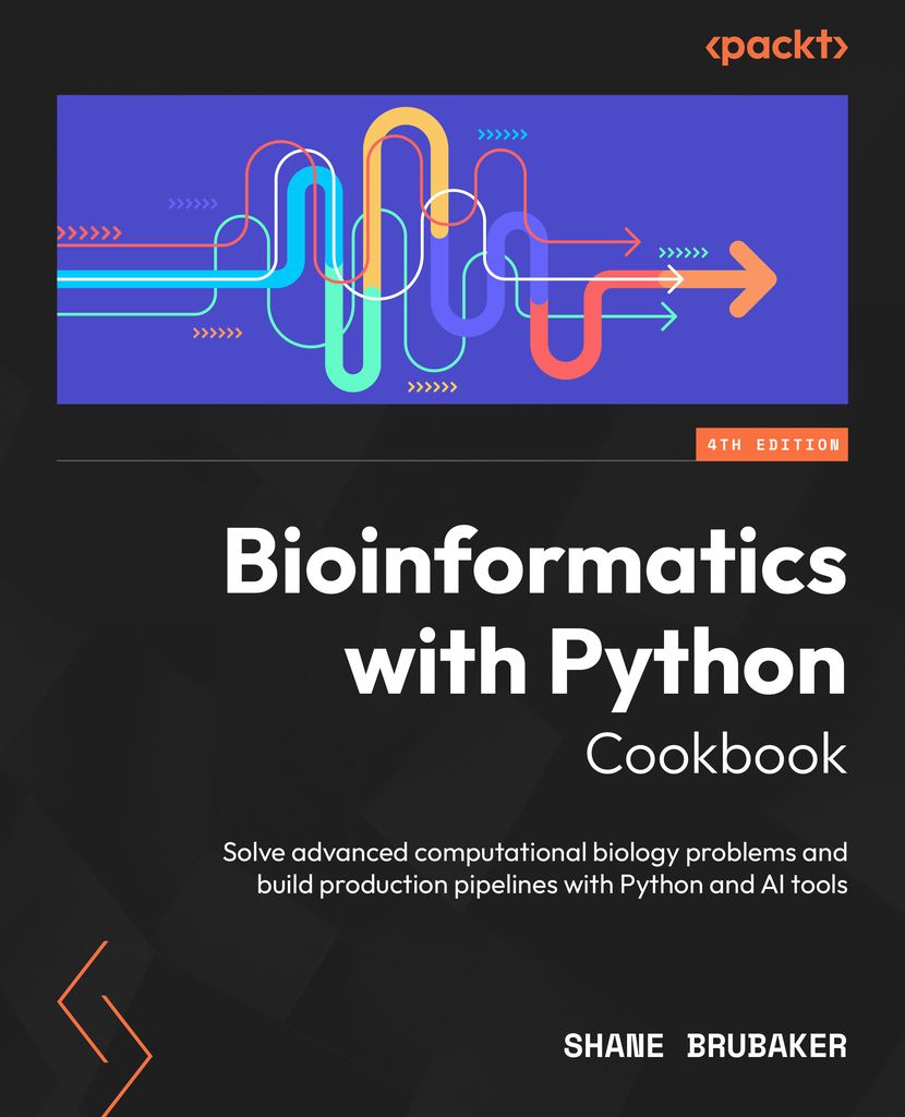 Cover image for Bioinformatics with Python Cookbook