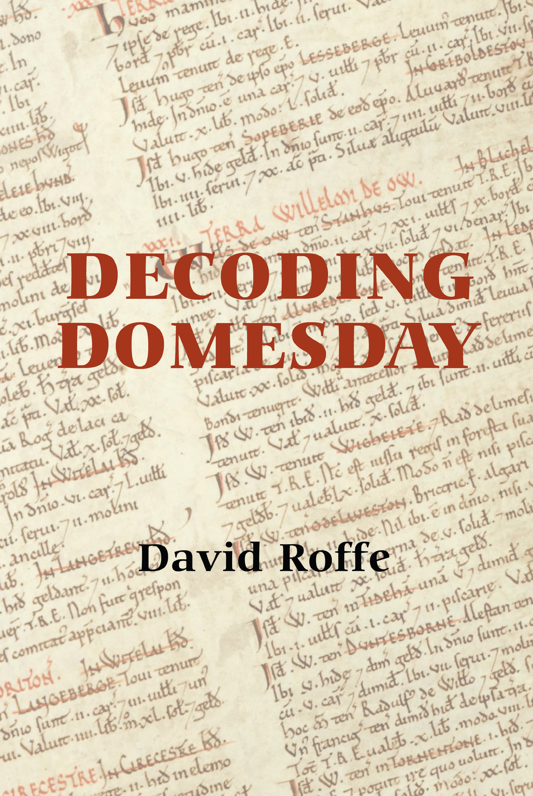 Cover image for Decoding Domesday