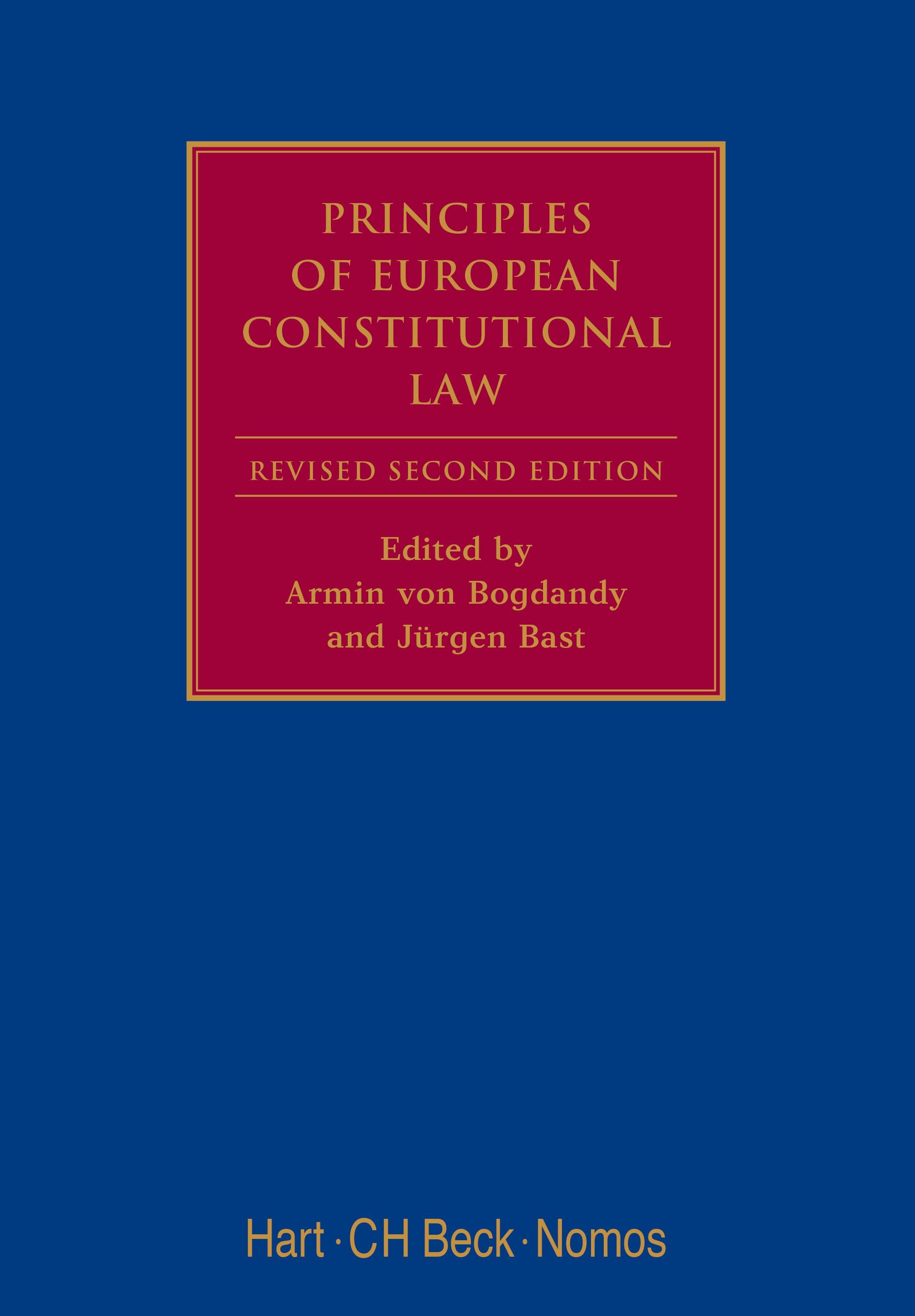 Cover image for Principles of European Constitutional Law