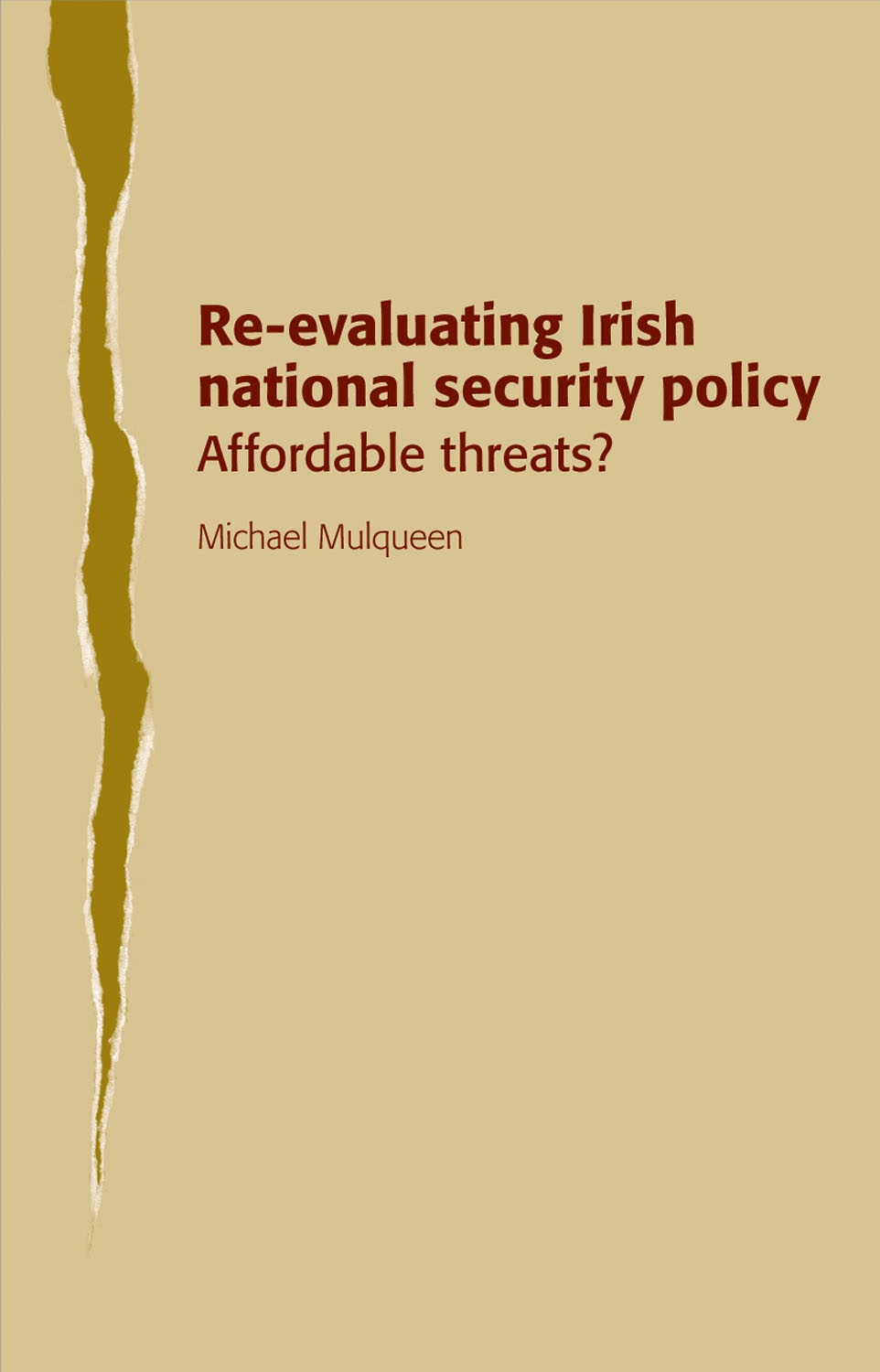 Cover image for Re-evaluating Irish national security policy