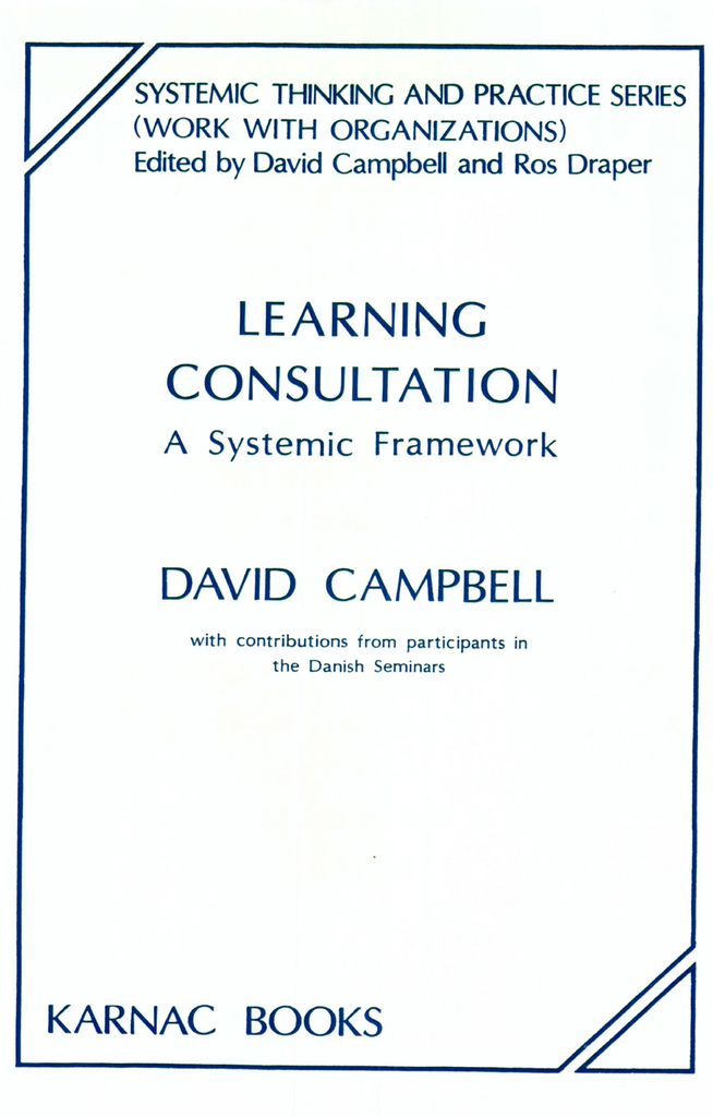 Learning Consultation